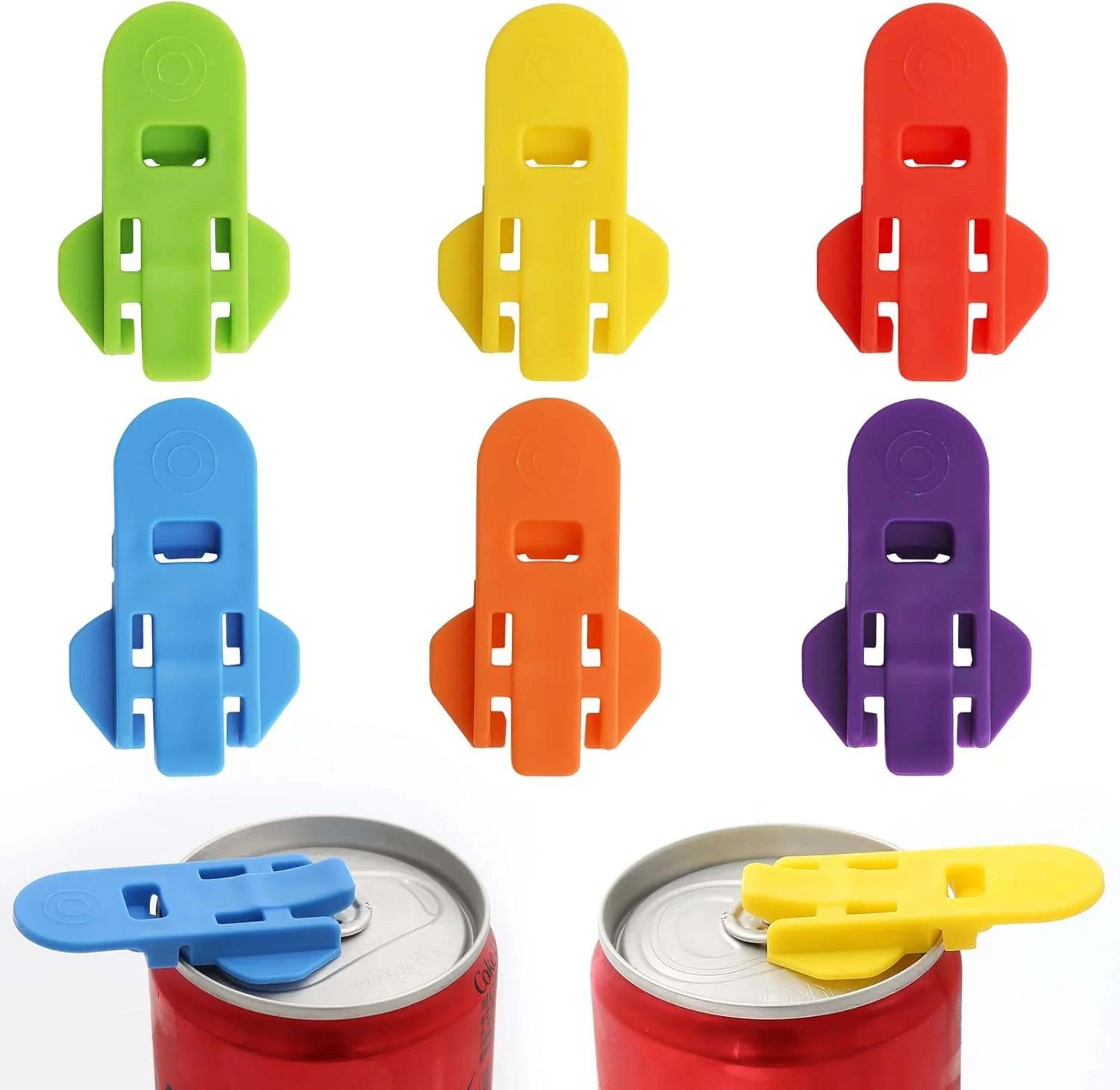 portable easy-grip bottle & can opener - reusable hand-safe portable bottle opener for home & camping