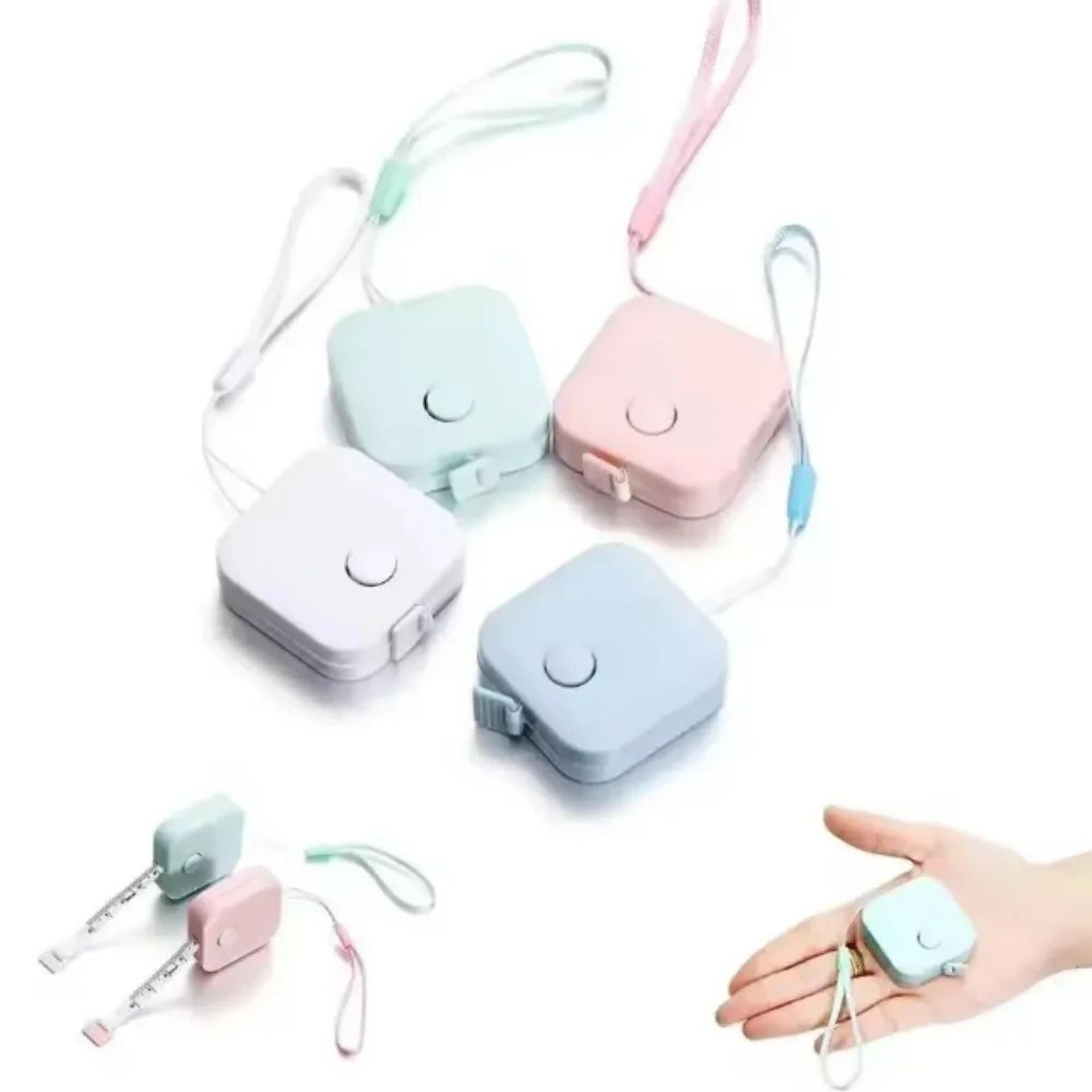 1.5m portable body measuring tape – mini tailor tape for waist, clothes & fitness tracking