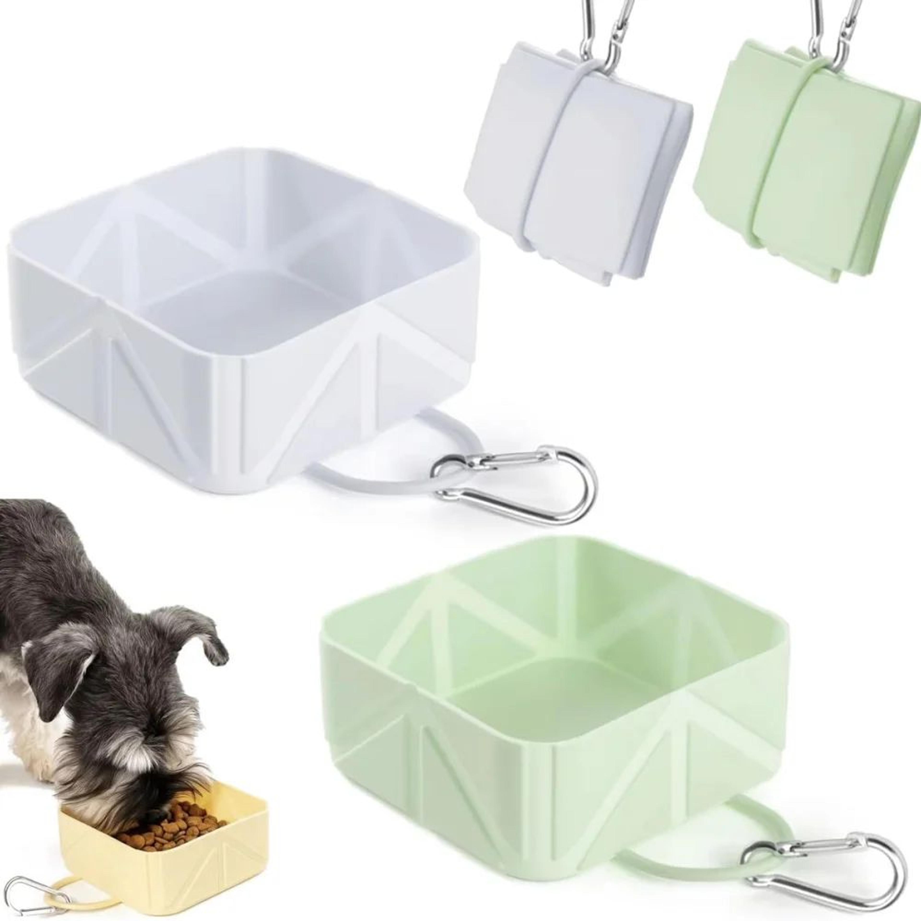 locksafe collapsible dog bowl - collapsible dog bowl for travel, hiking & daily walks