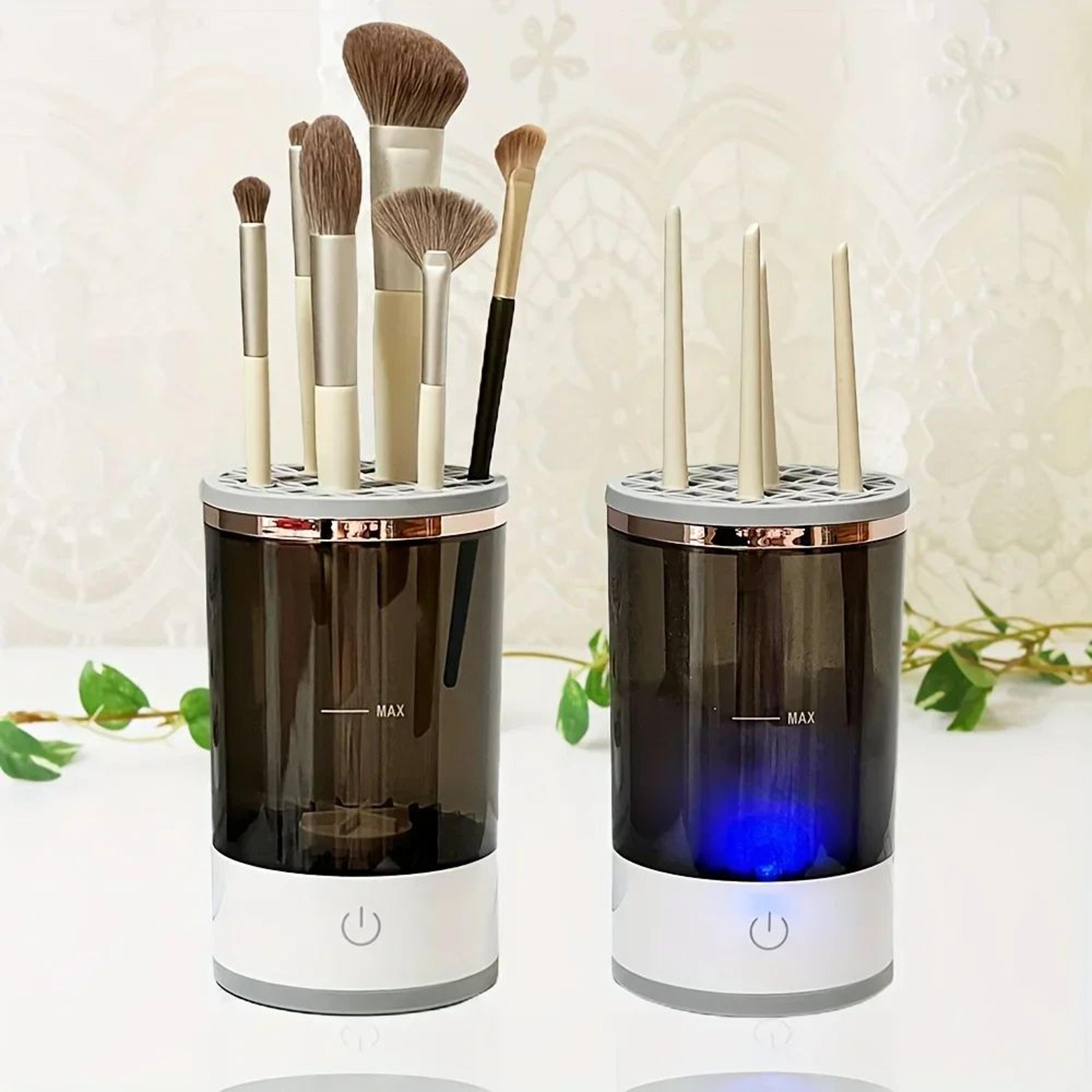 usb electric makeup brush cleaner & spinner kit – fast deep clean for all brush sizes