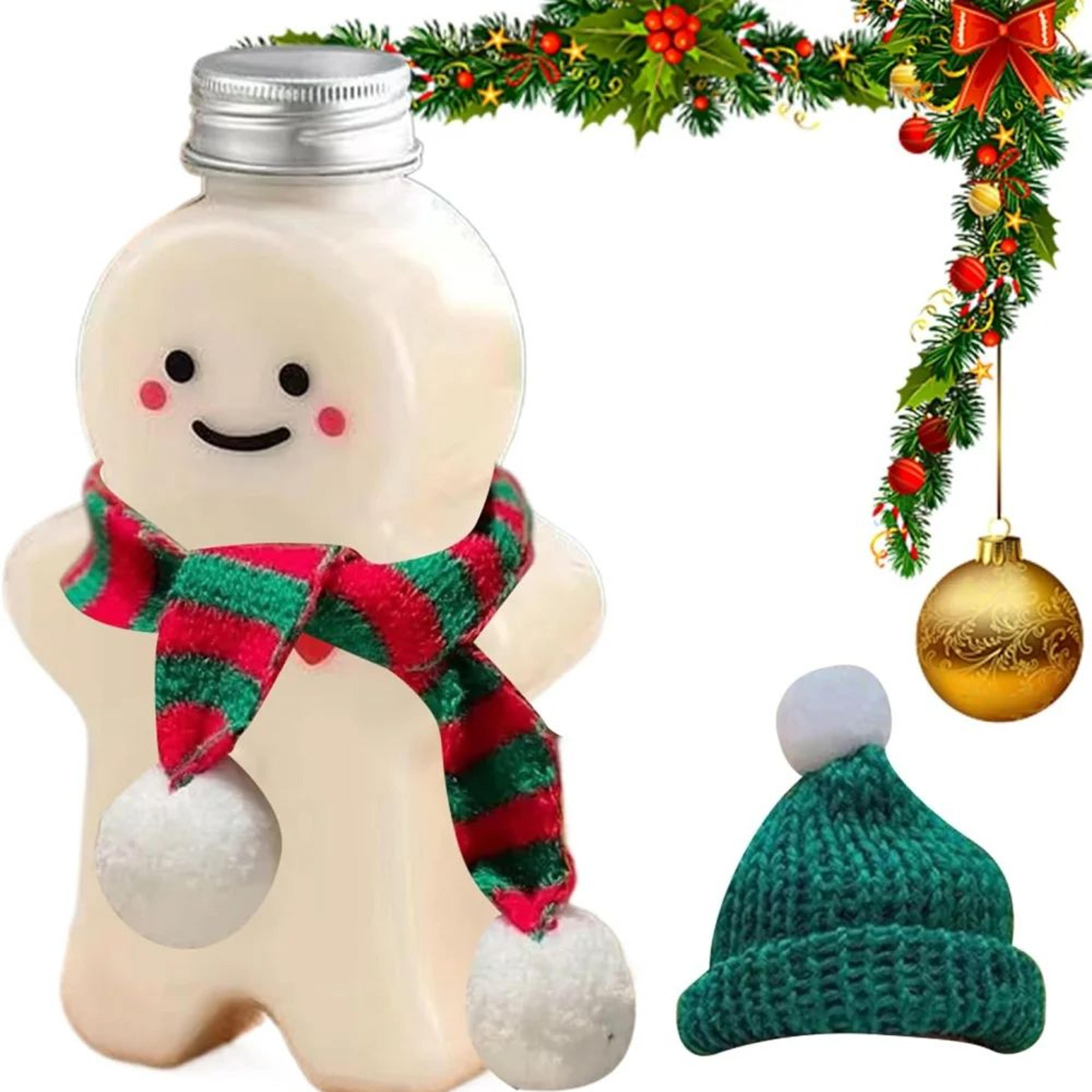 gingerbread shaped reusable drink bottle – 500ml cute holiday beverage container