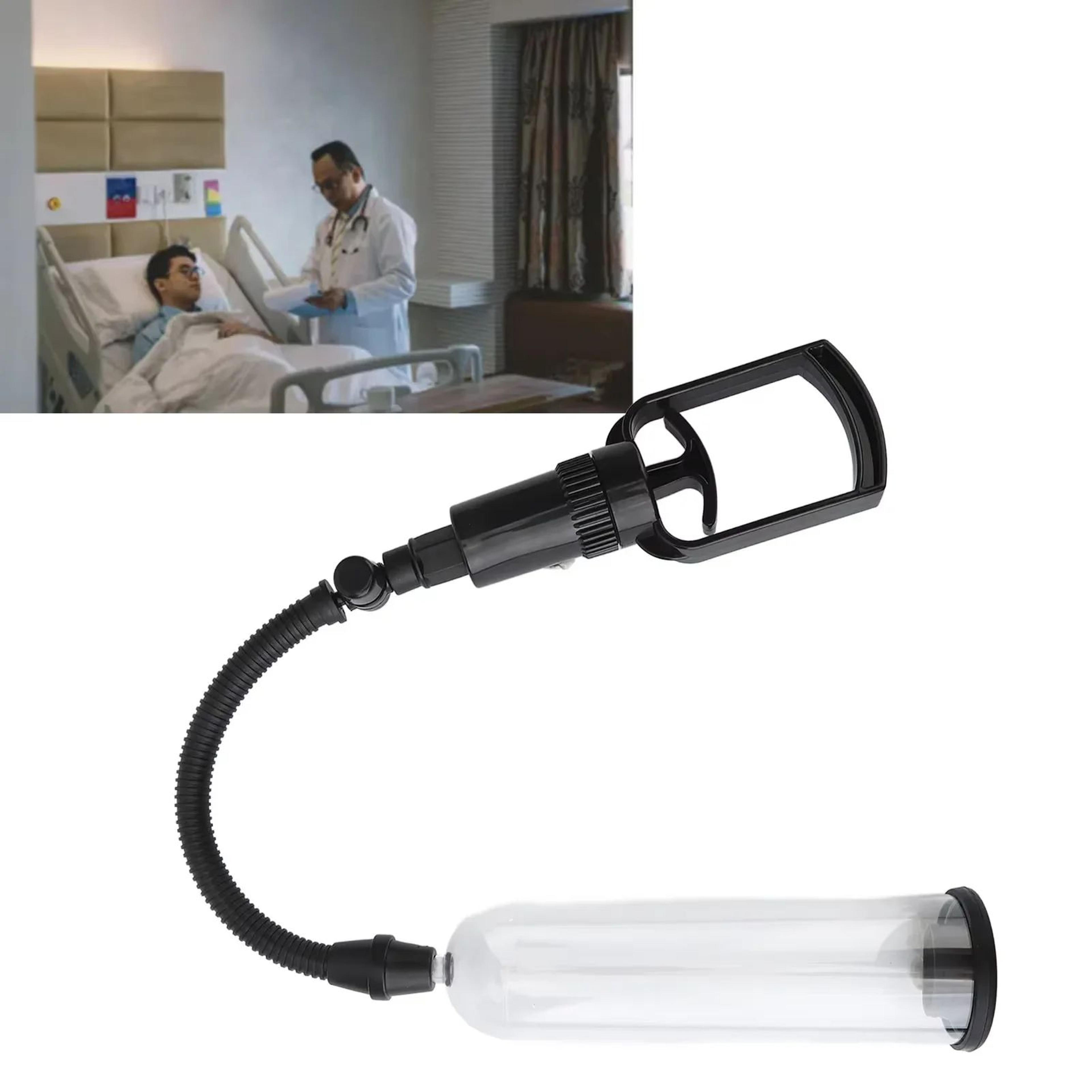 manual vacuum pump trainer for men – adjustable air pump exerciser for performance & confidence