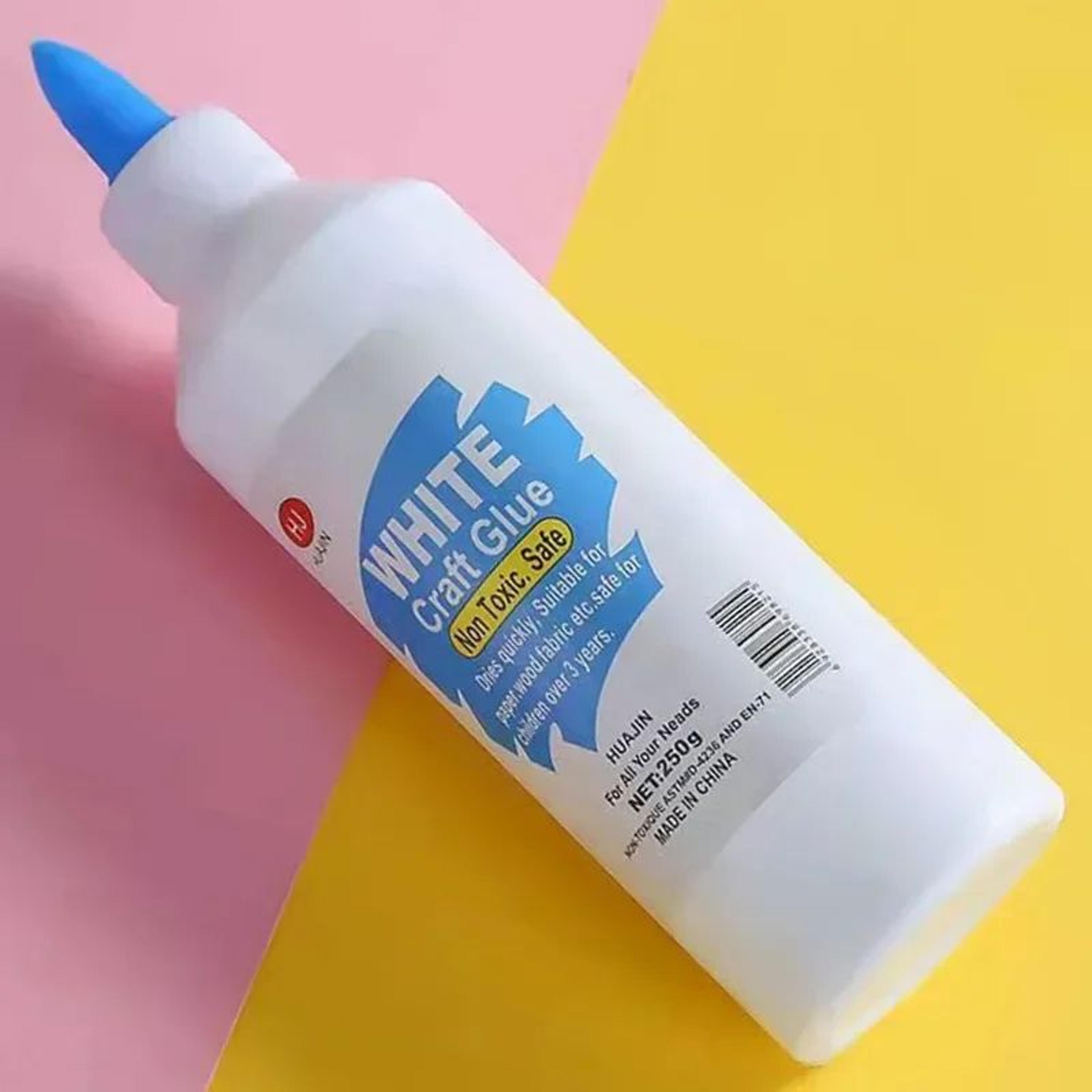 250ml fast-dry white school glue – non-toxic liquid adhesive for crafts & office use