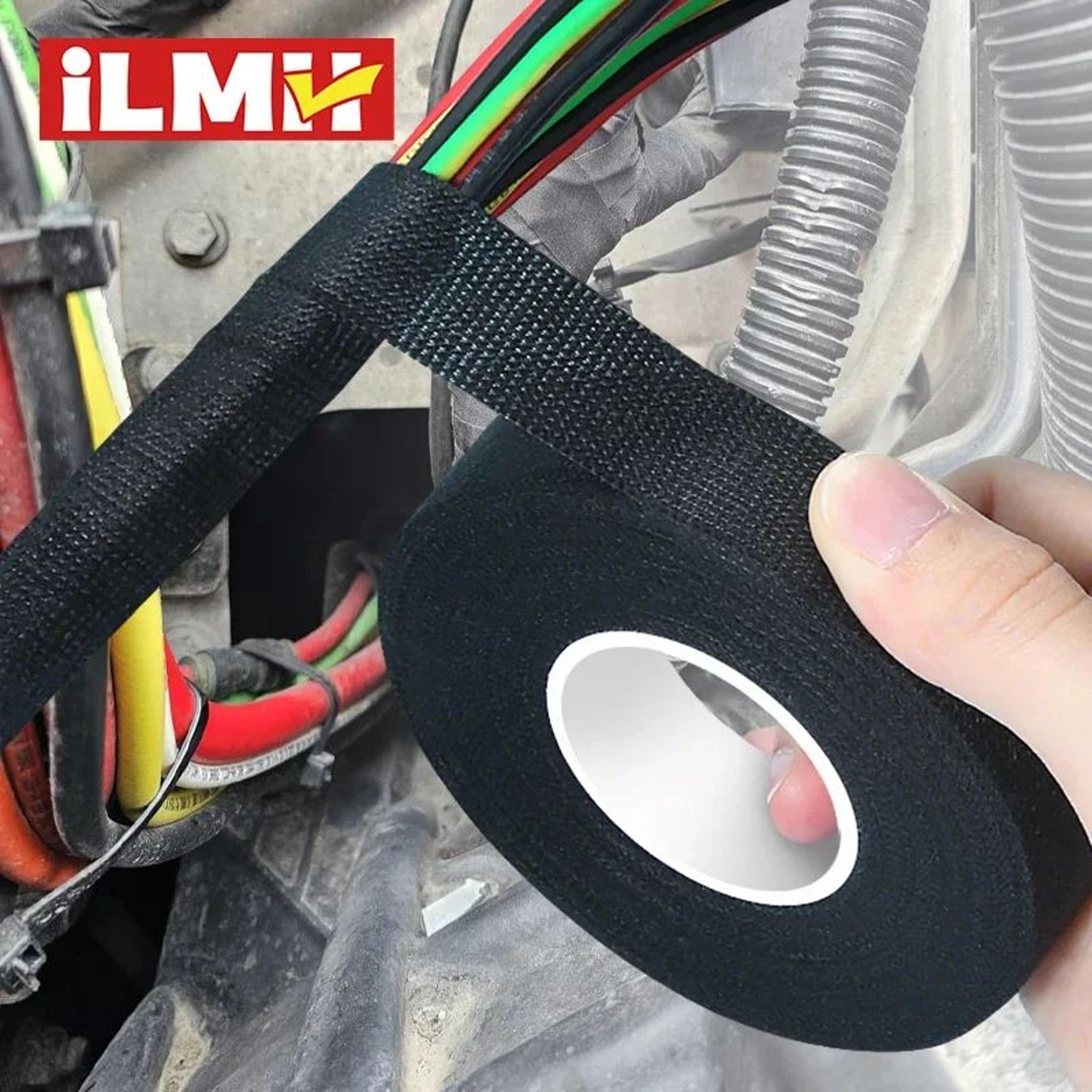 high temperature wire harness tape for engine bay wiring wrap, abrasion protection and noise reduction