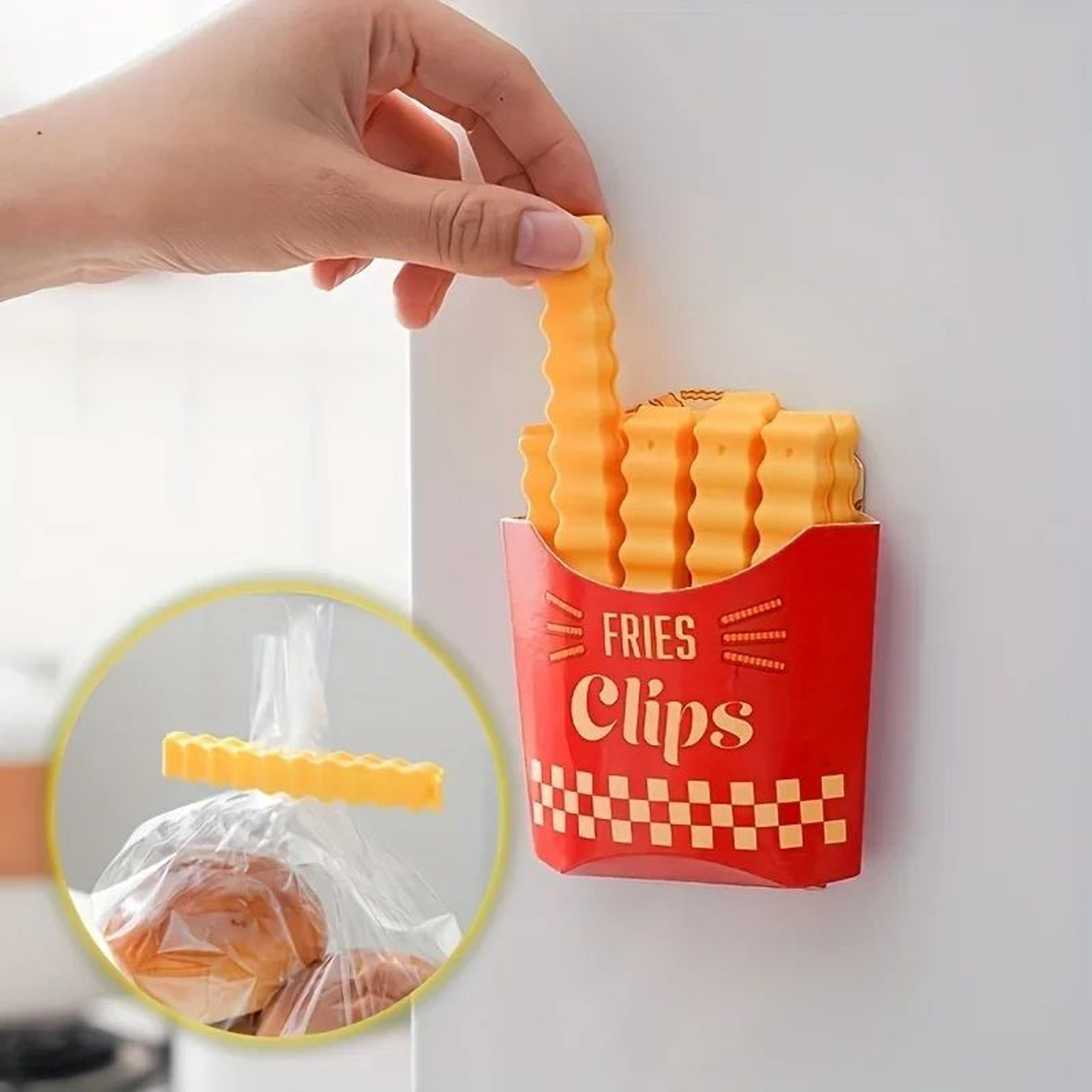 potato-shaped magnetic bag clip sealer set (12-piece reusable food storage clips)