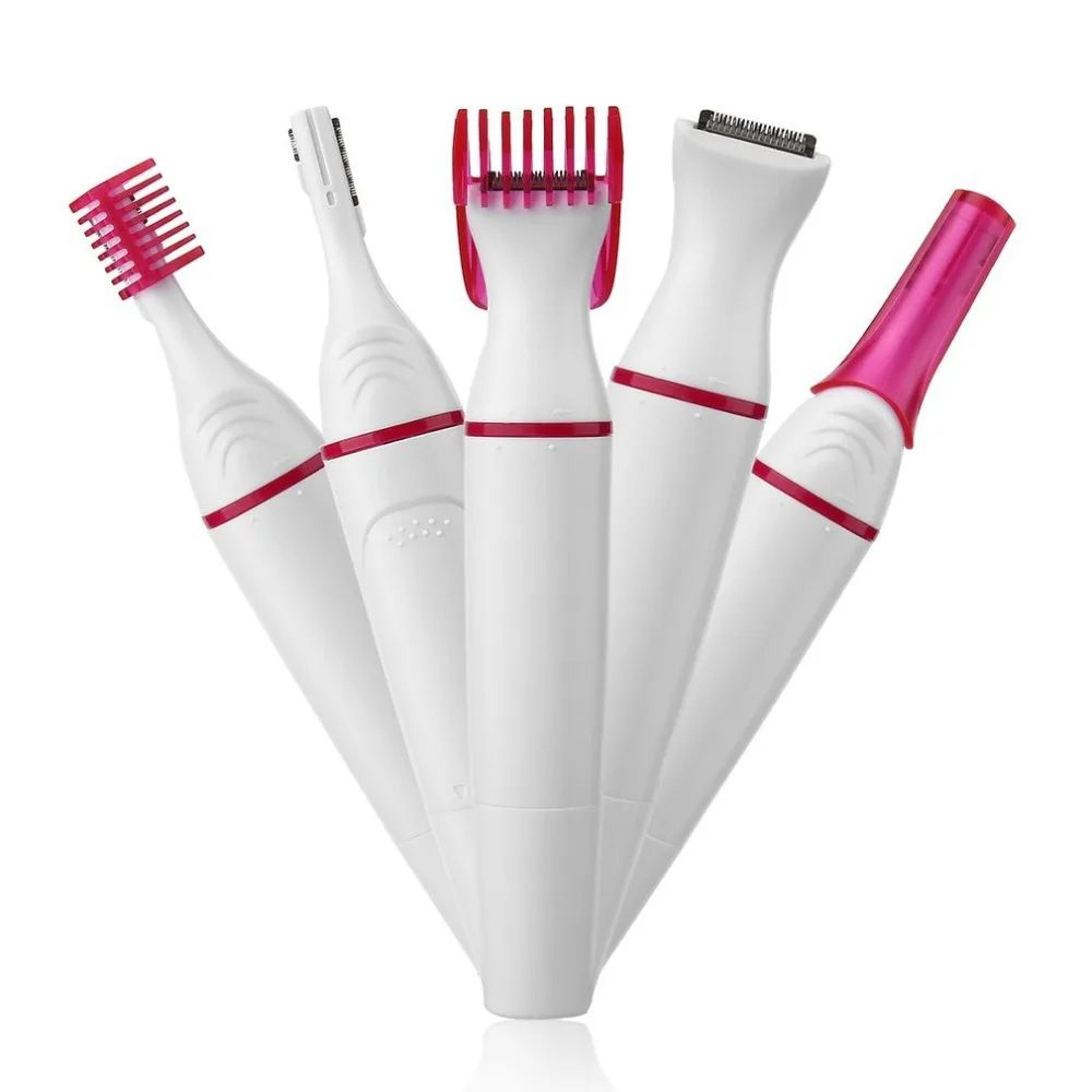 5-in-1 precision grooming trimmer for face, brows & body
