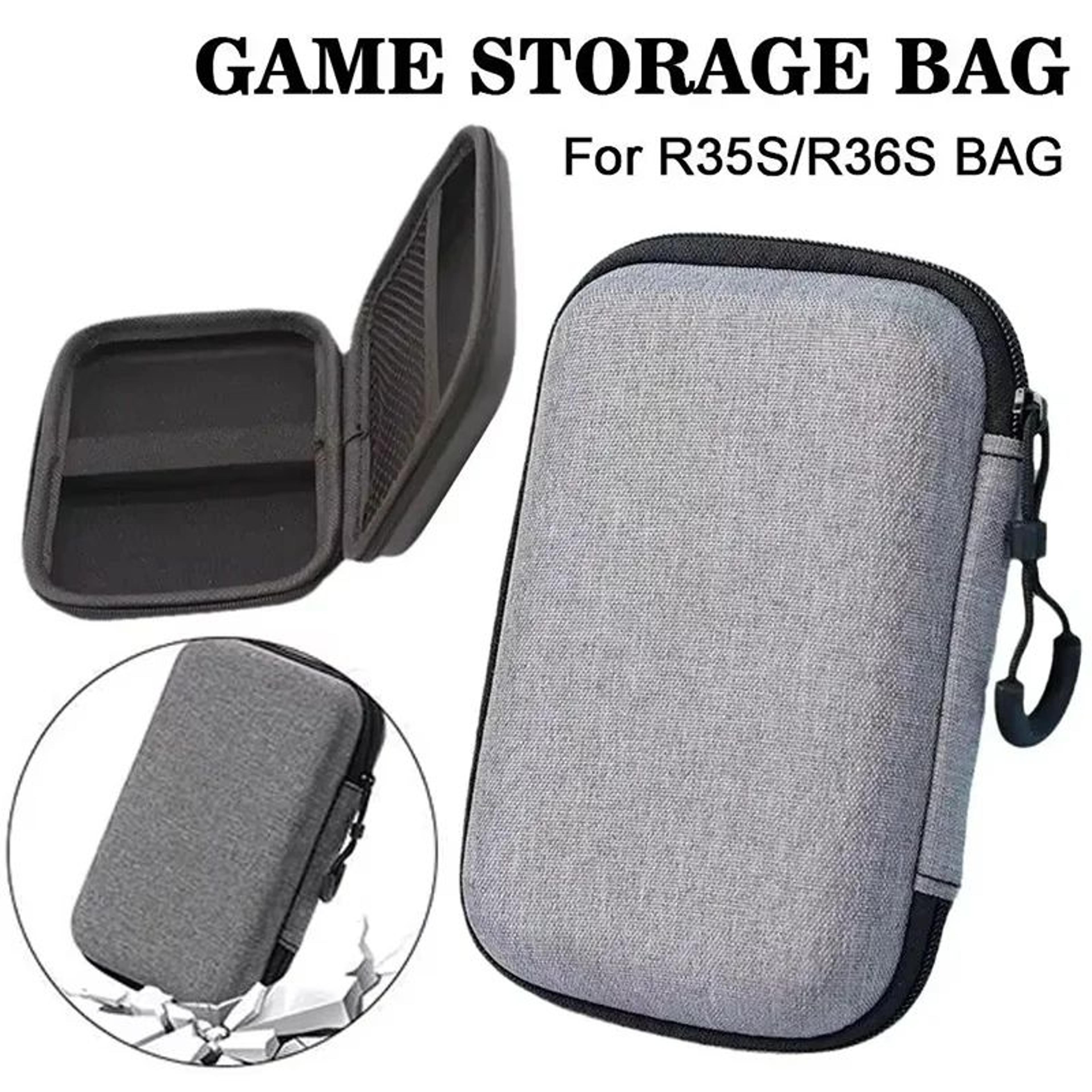 eva hard shell travel case for r36s/r35s handheld game console