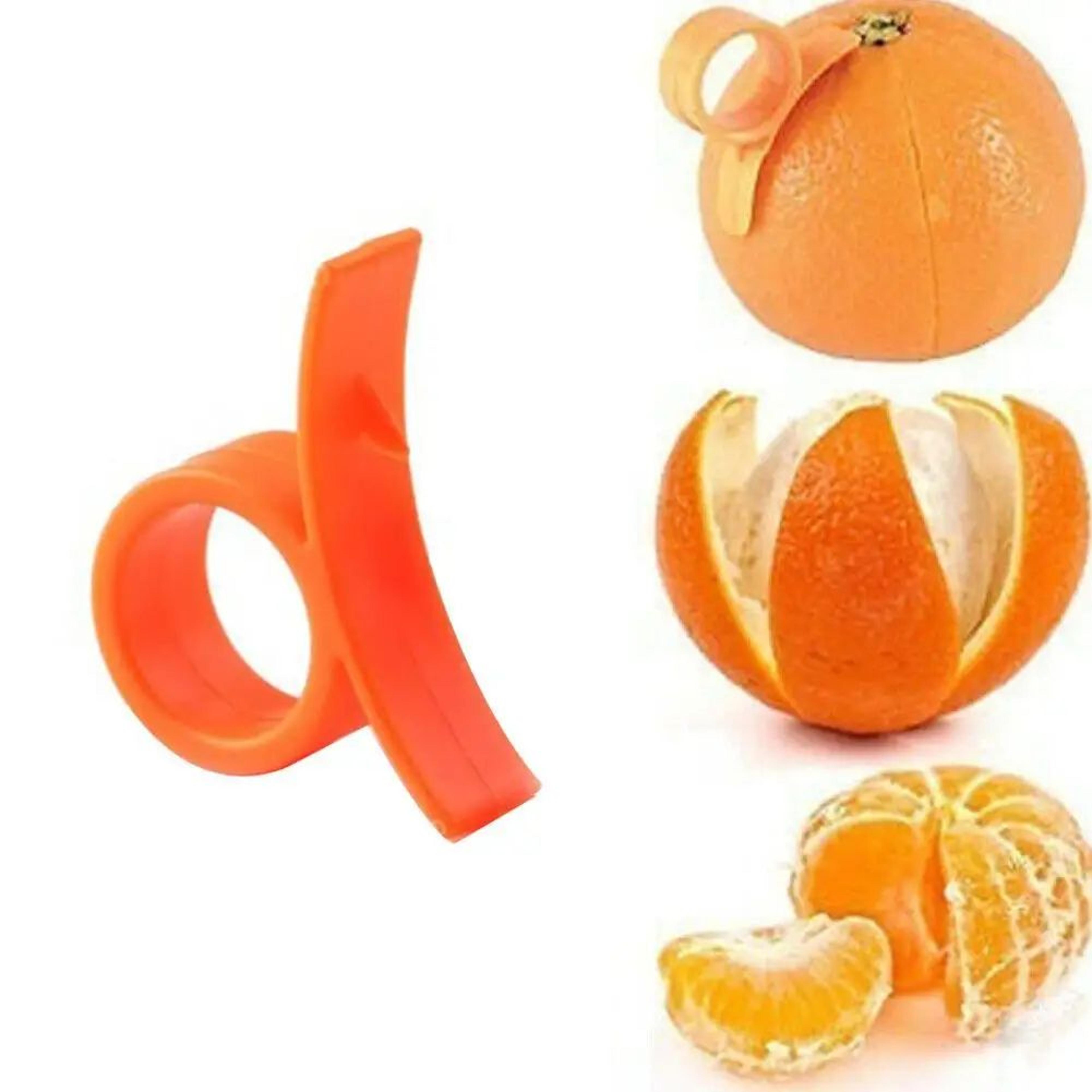 quick-slice citrus peeler set (3–5pcs) - orange peeler tool & peel remover for easy, clean snacks