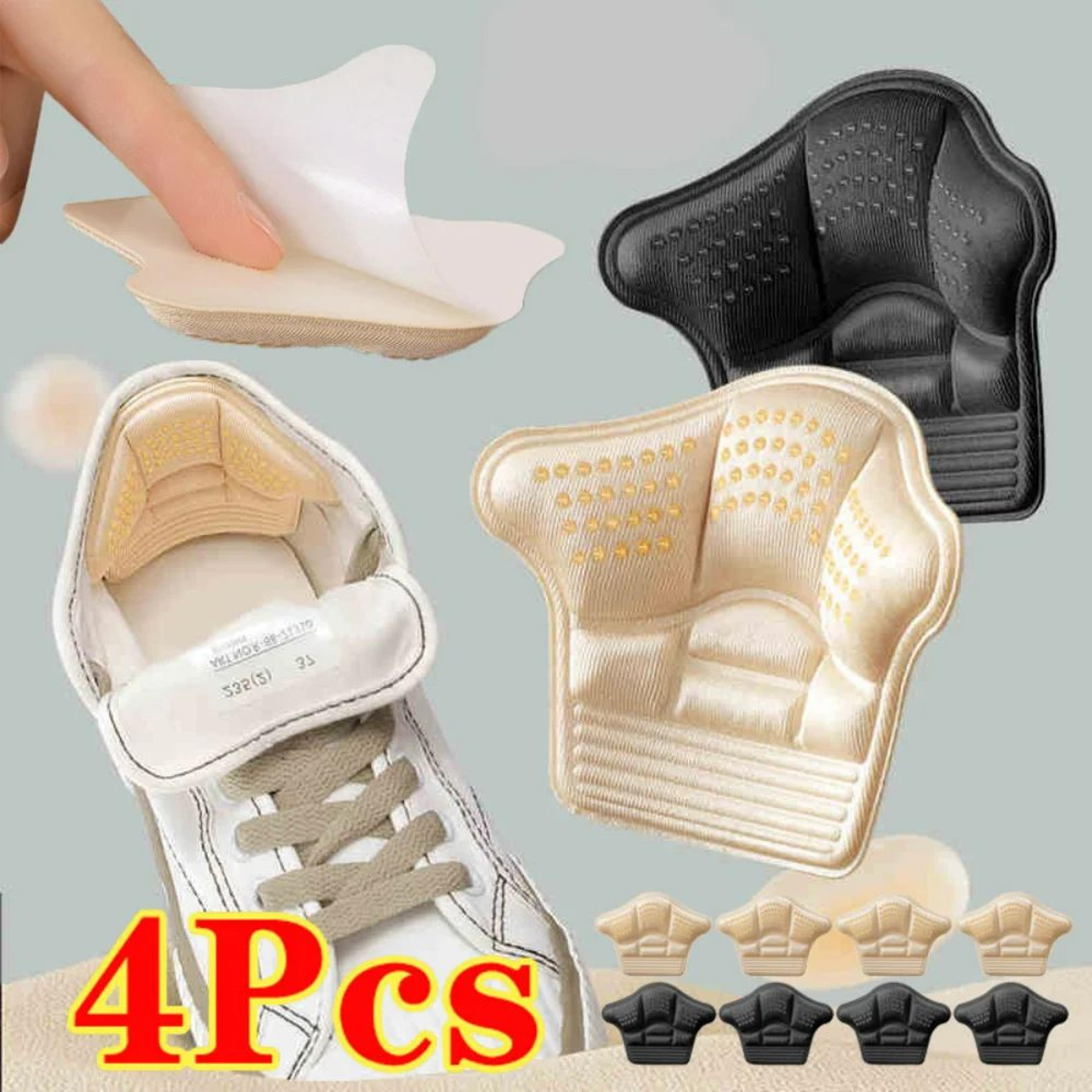 comfortfit heel grip pads 4-pack - heel grips and shoe size reducer cushions for better-fitting shoes