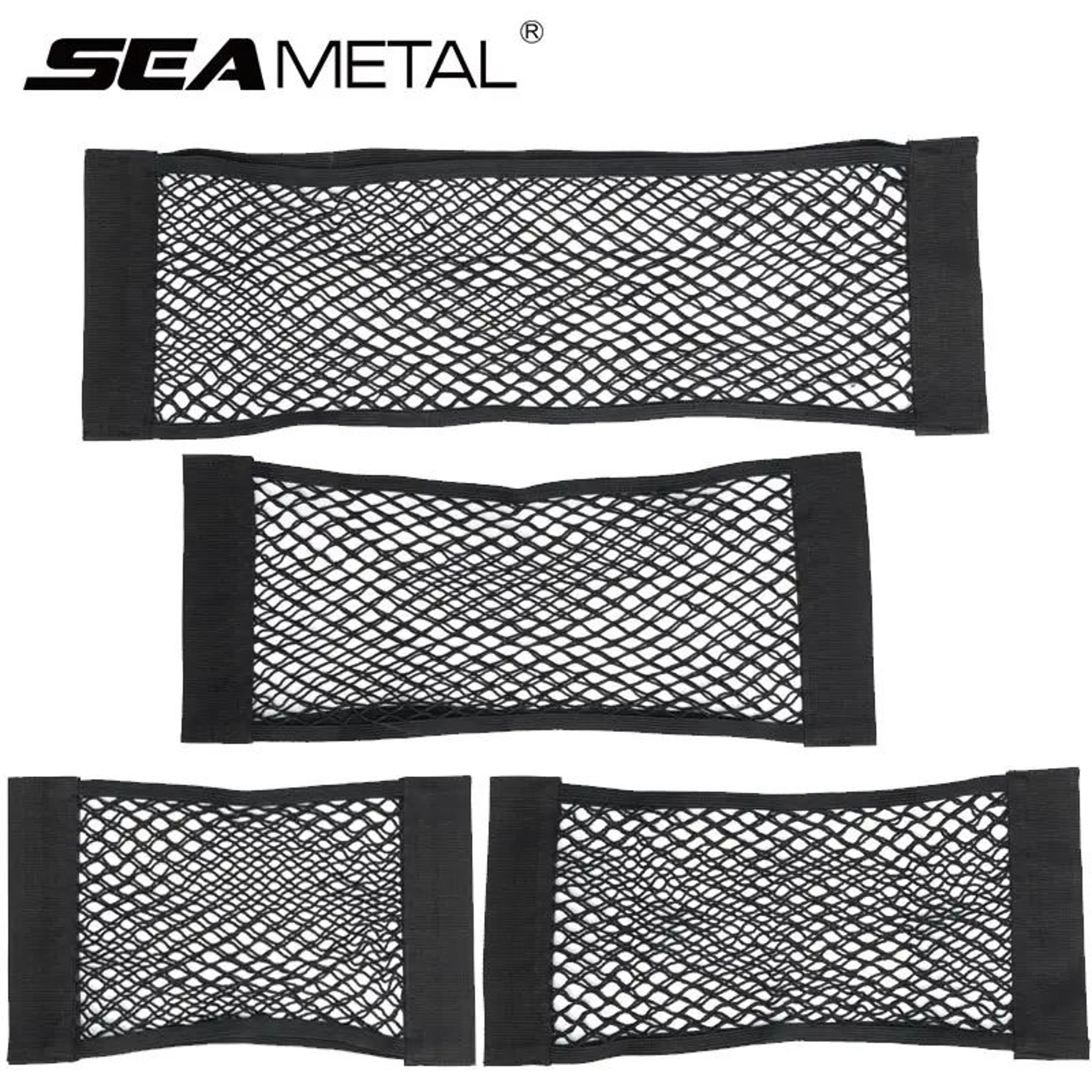elastic car trunk organizer mesh trunk cargo net pocket for suv & sedan