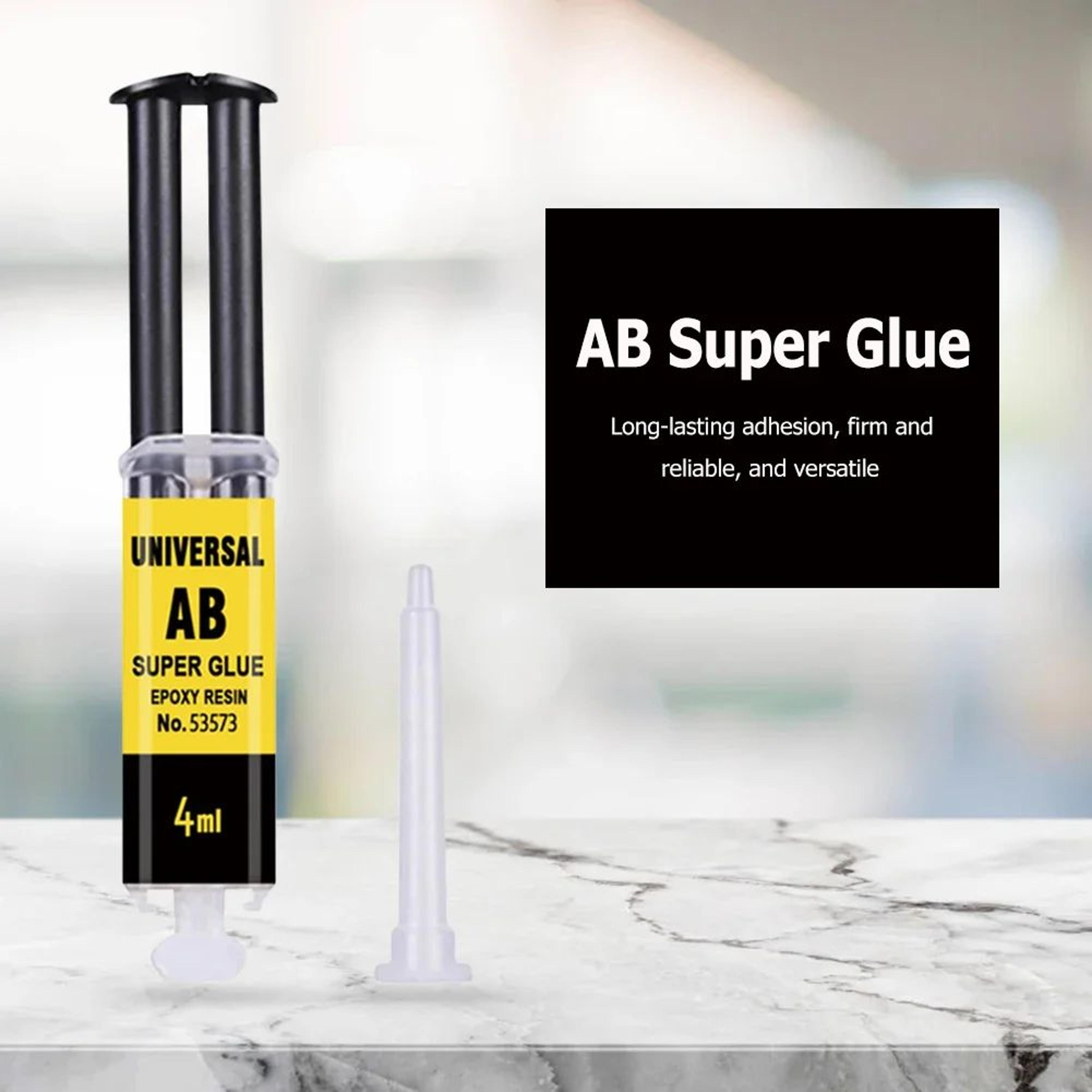 universal ab epoxy glue for waterproof repairs | 2-part strong adhesive for glass, metal, ceramic & wood