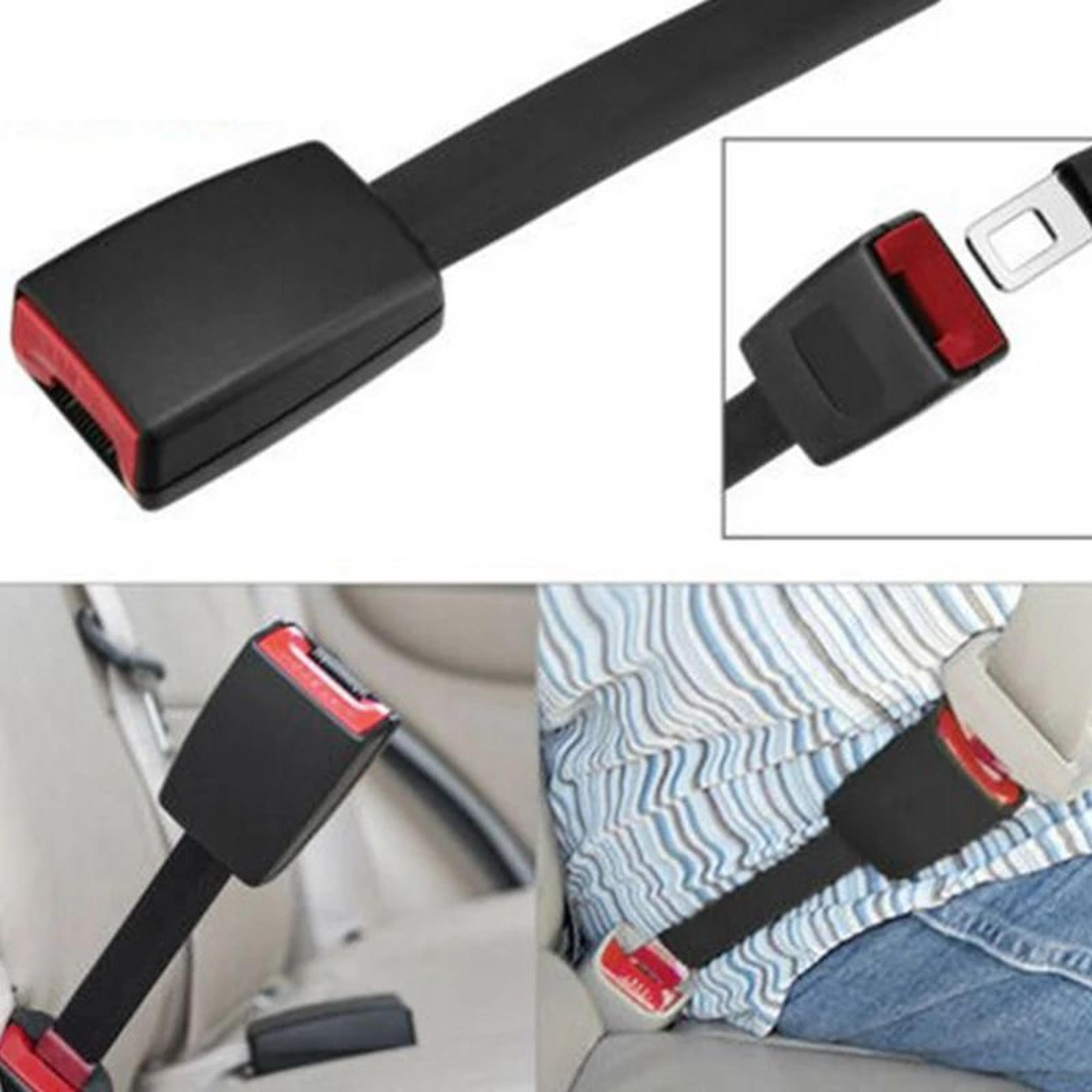 universal seat belt extender buckle plug (straight insert) - quick-fit seat belt buckle extender for a more comfortable