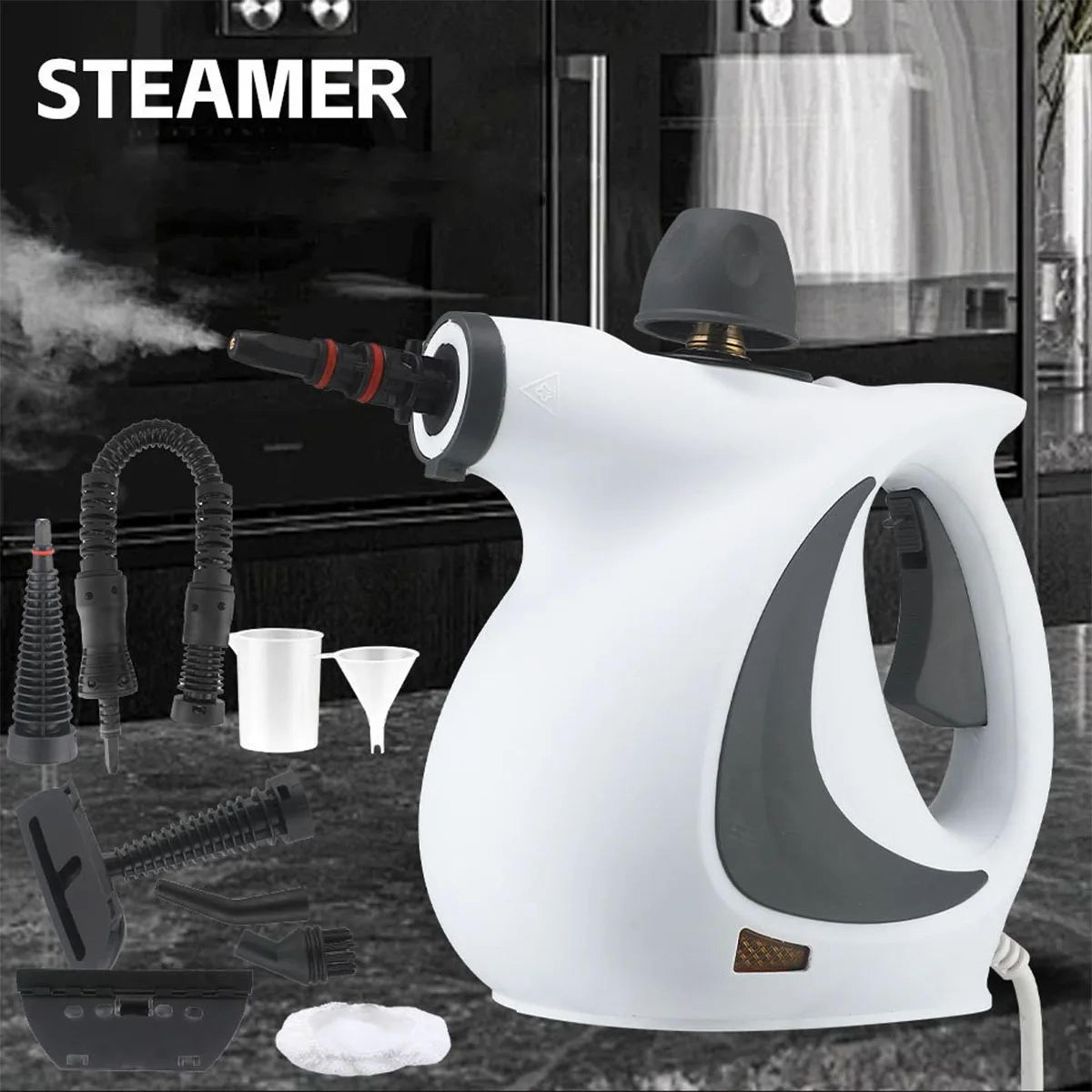 pressurized handheld steam cleaner for home - portable high-pressure multi-surface steamer