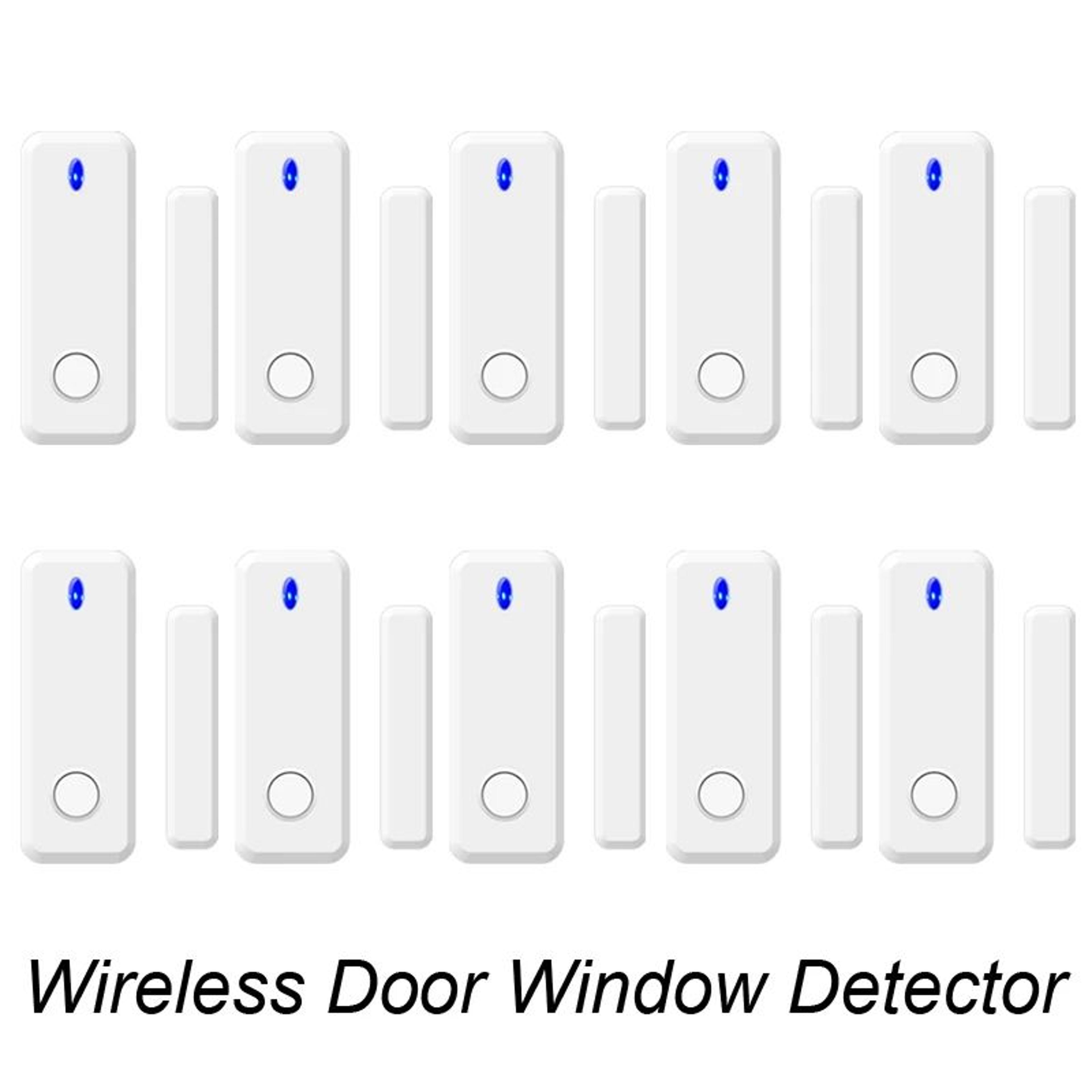433mhz wireless door window sensor door open detector for smart burglar alarm systems (g03/g12/g30/g50/g60)