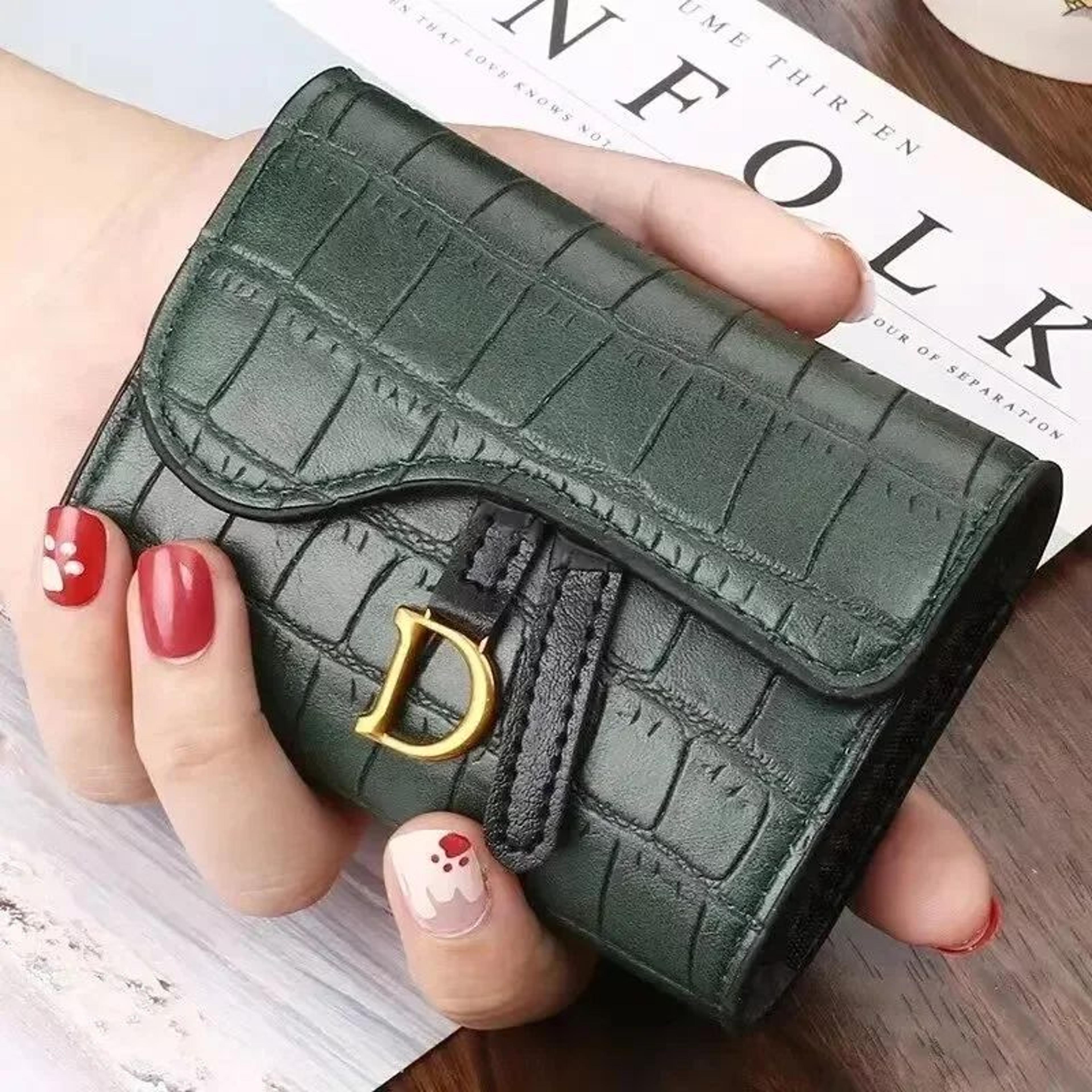 compact pu leather card holder wallet – slim multi-function mini wallet