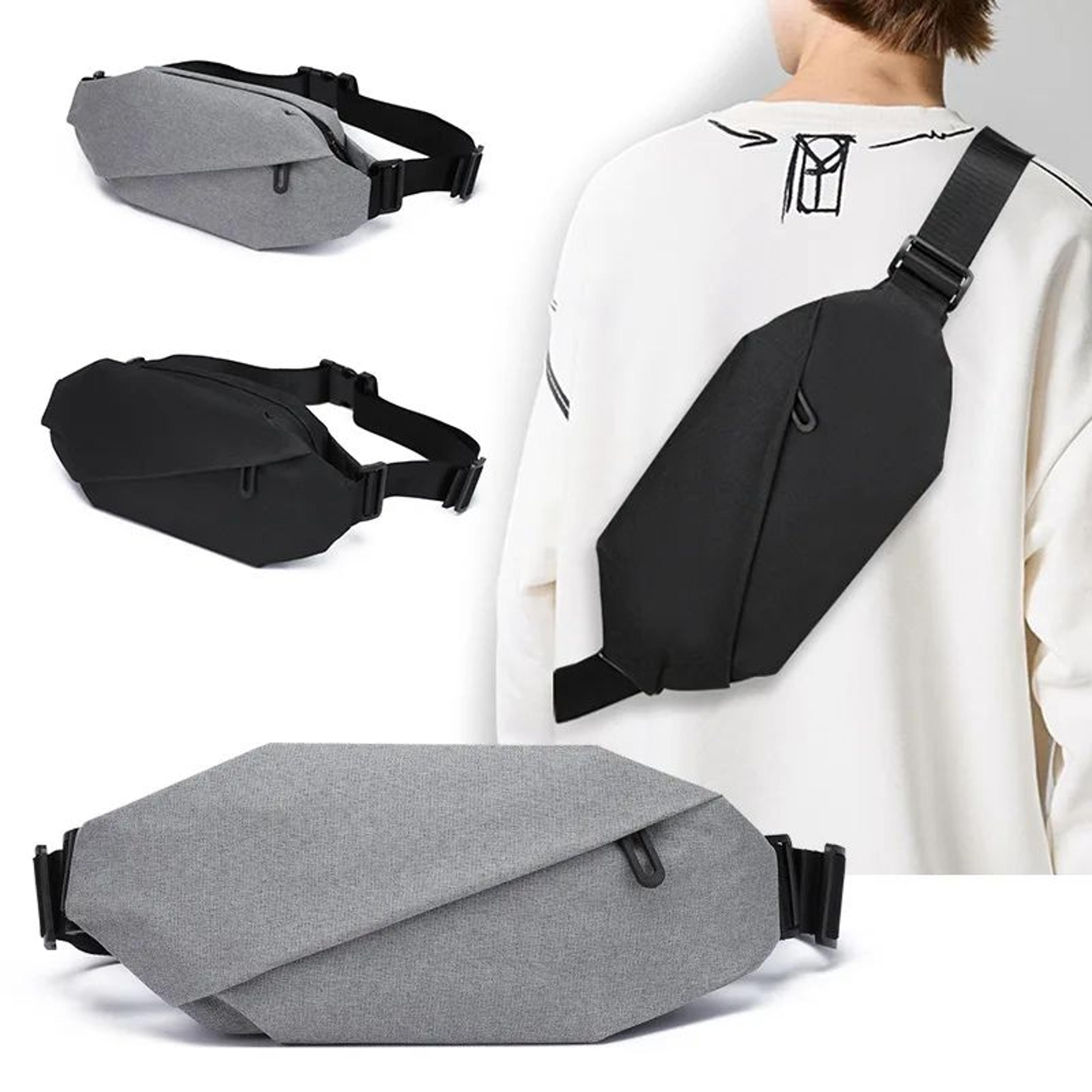 everyday flex mens chest bag - lightweight crossbody sling bag & phone-ready waist bag for men