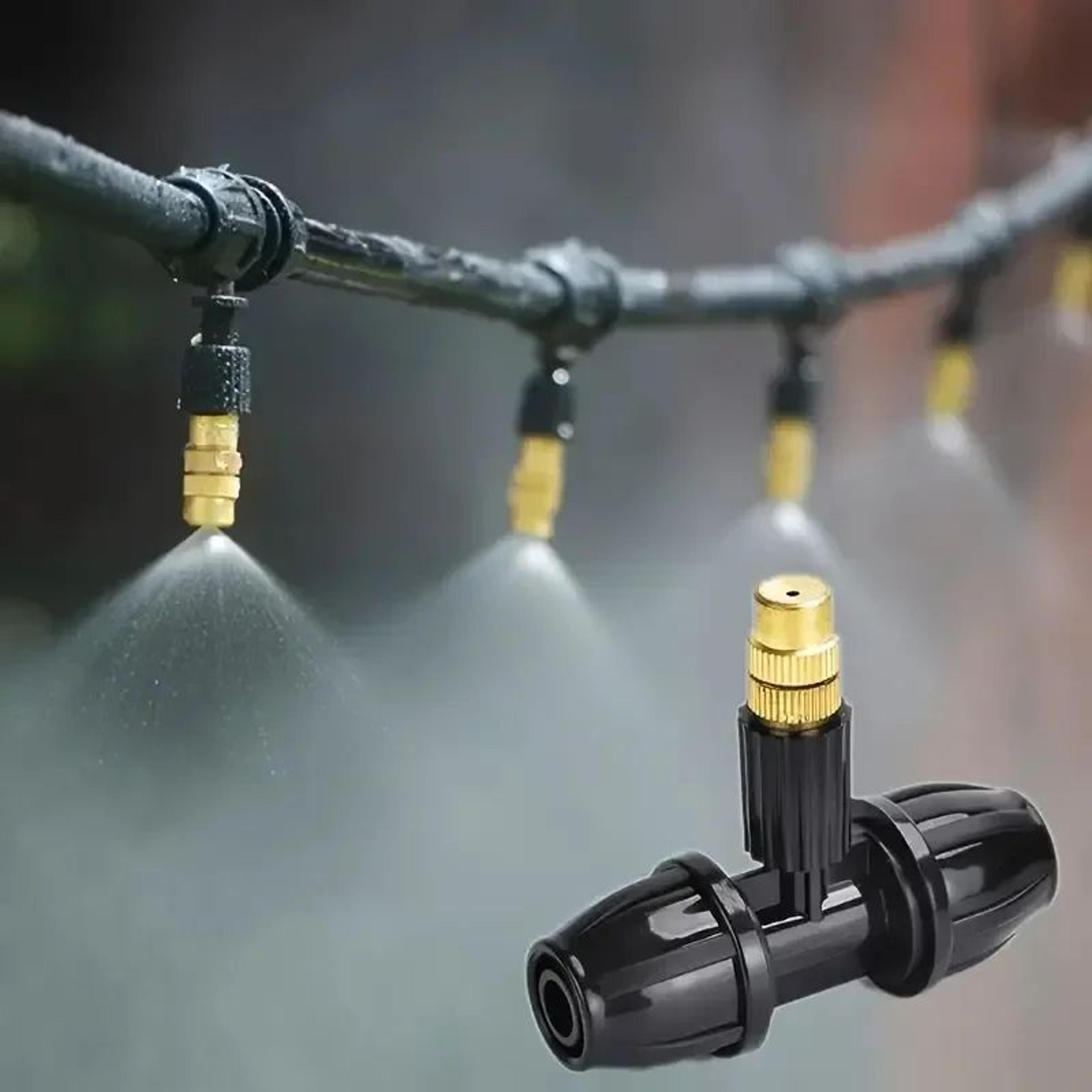auto-mist automatic irrigation system kit (5–20m) for gardens, pots & patio cooling
