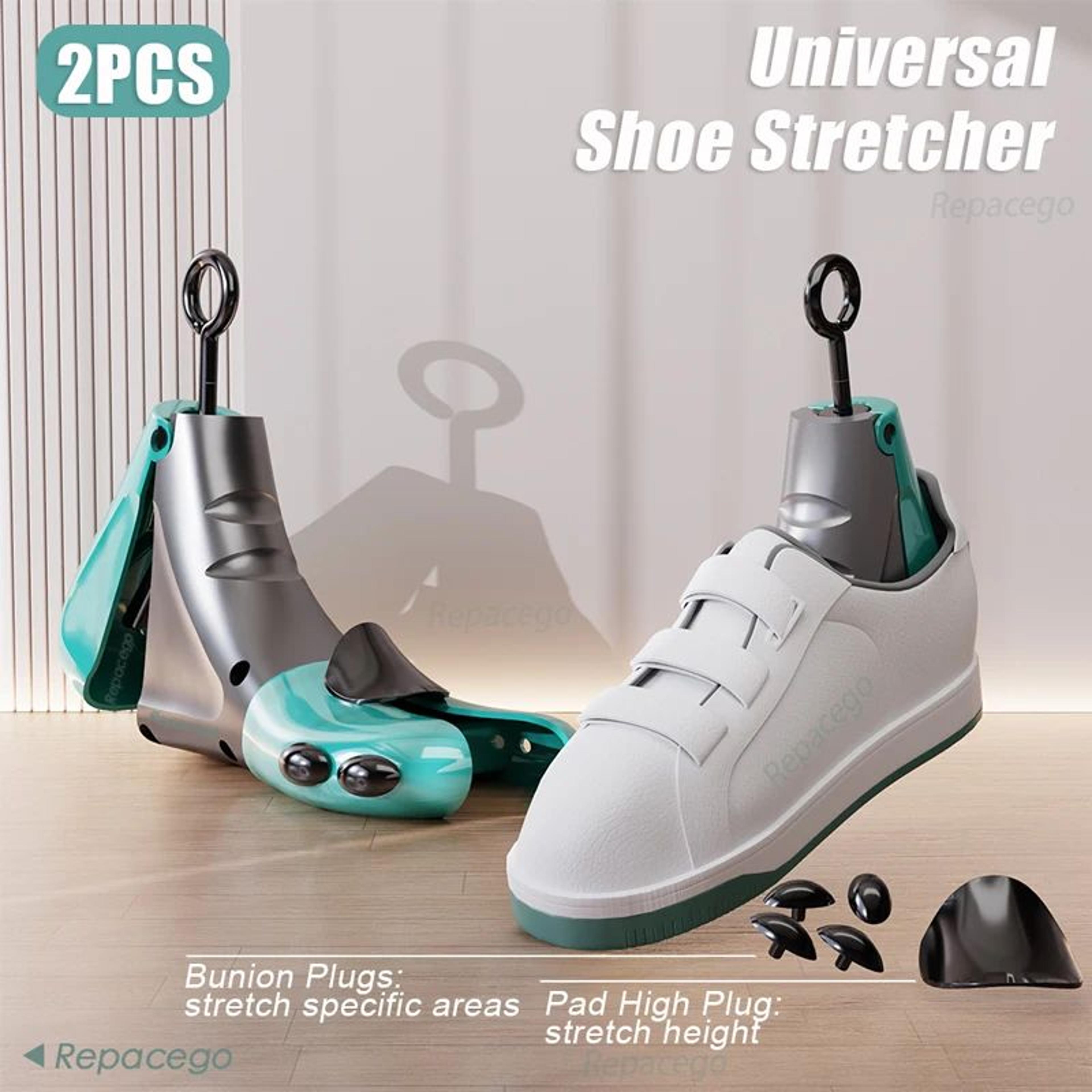 repacego adjustable shoe tree shoe stretcher (1–2 pcs) - length & width shoe expander for men & women