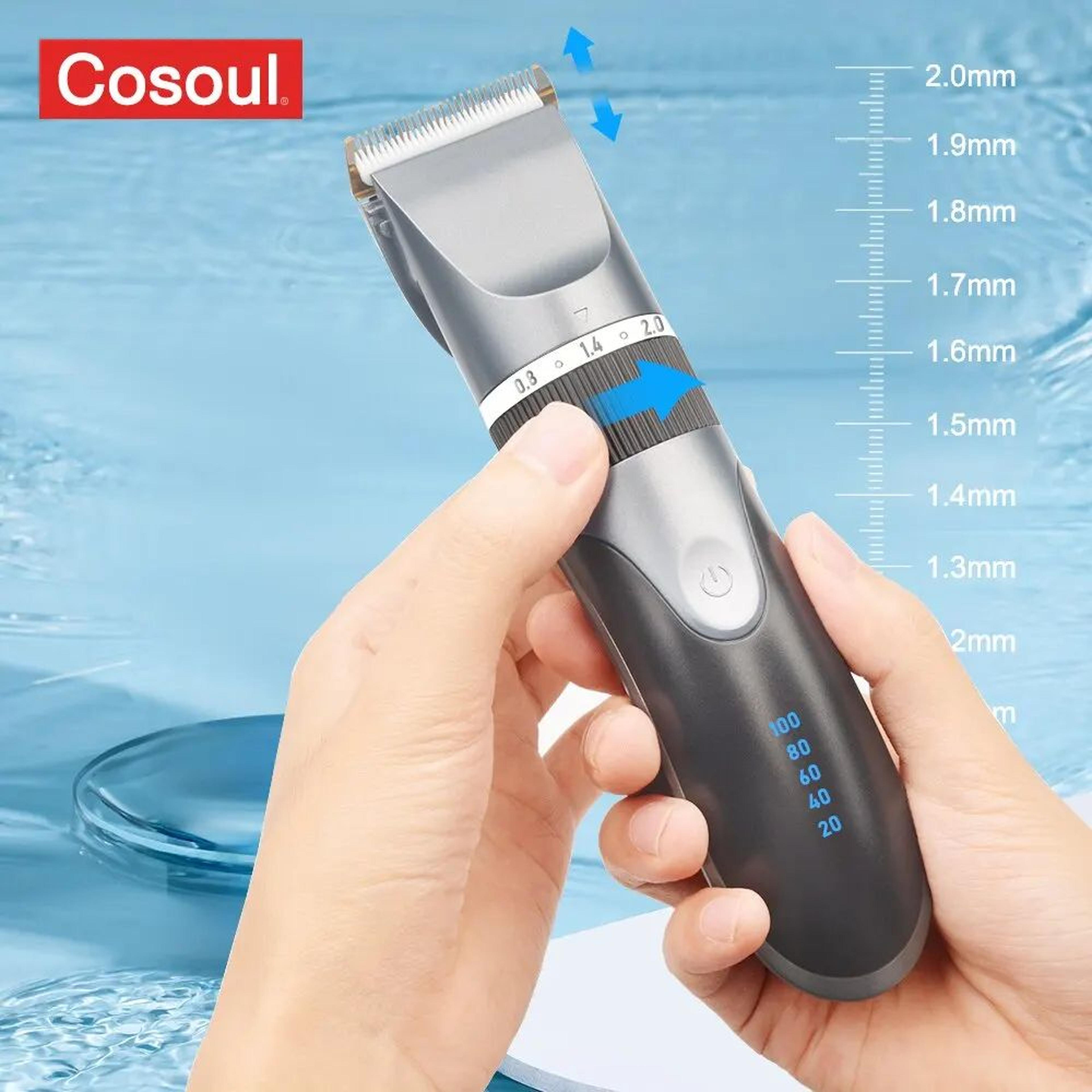 procut elite cordless hair clipper & rechargeable hair trimmer - professional barber hair cutting machine for men, kids