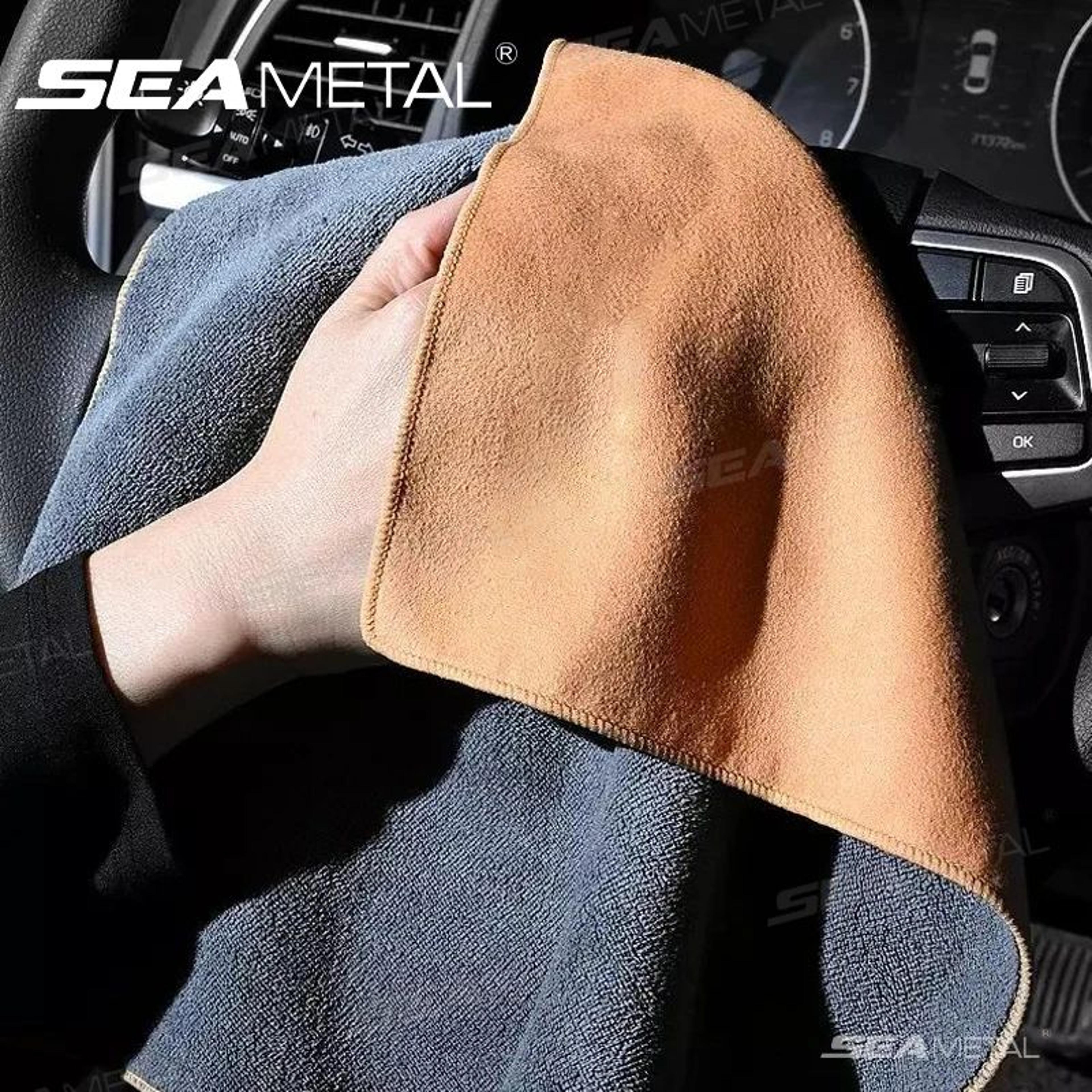 premium double-sided microfiber car wash towel – ultra-soft car drying towel with high water absorption