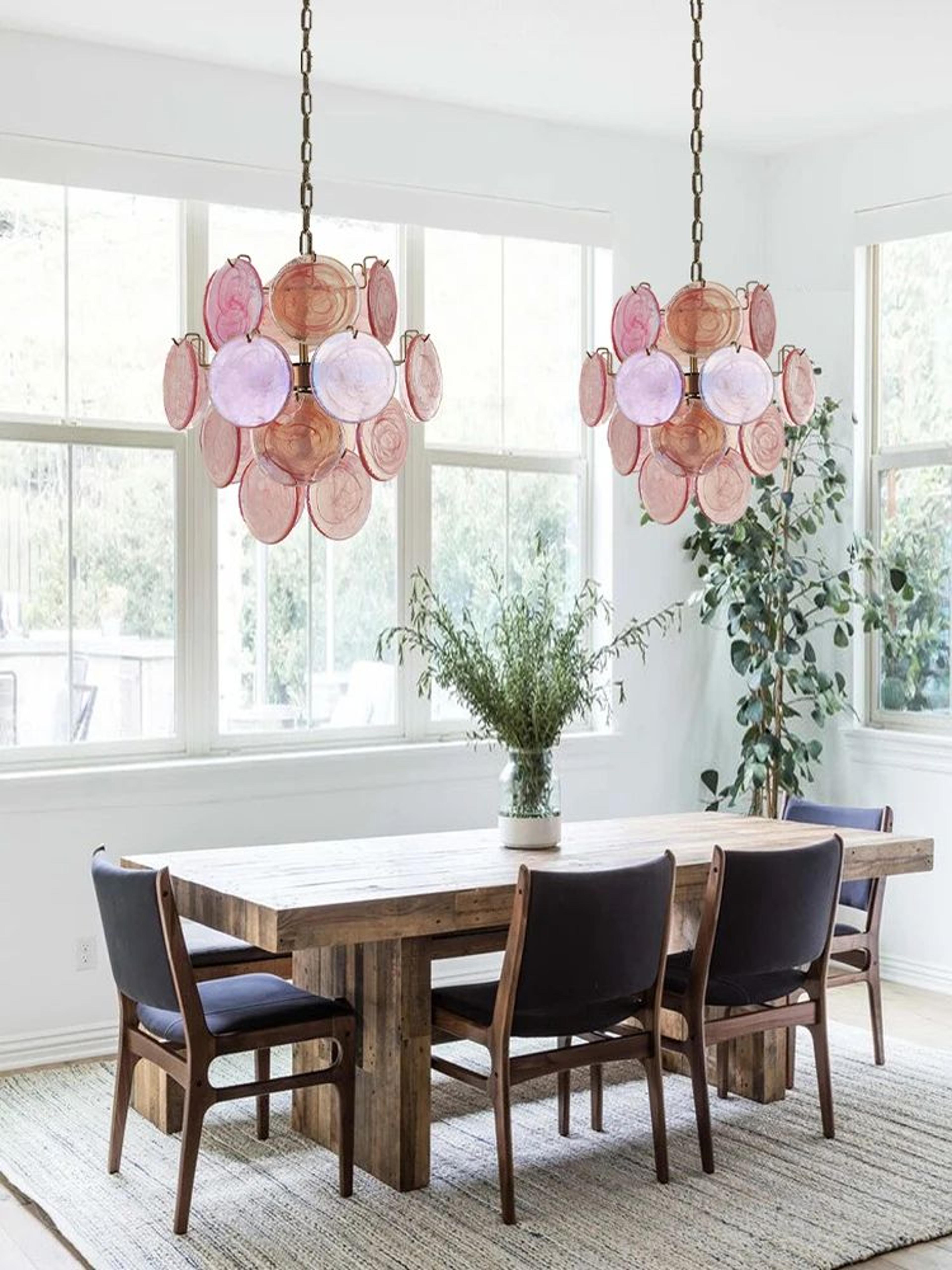 italian red cloud glass pendant lights – designer ceiling lamp for dining room & home interior