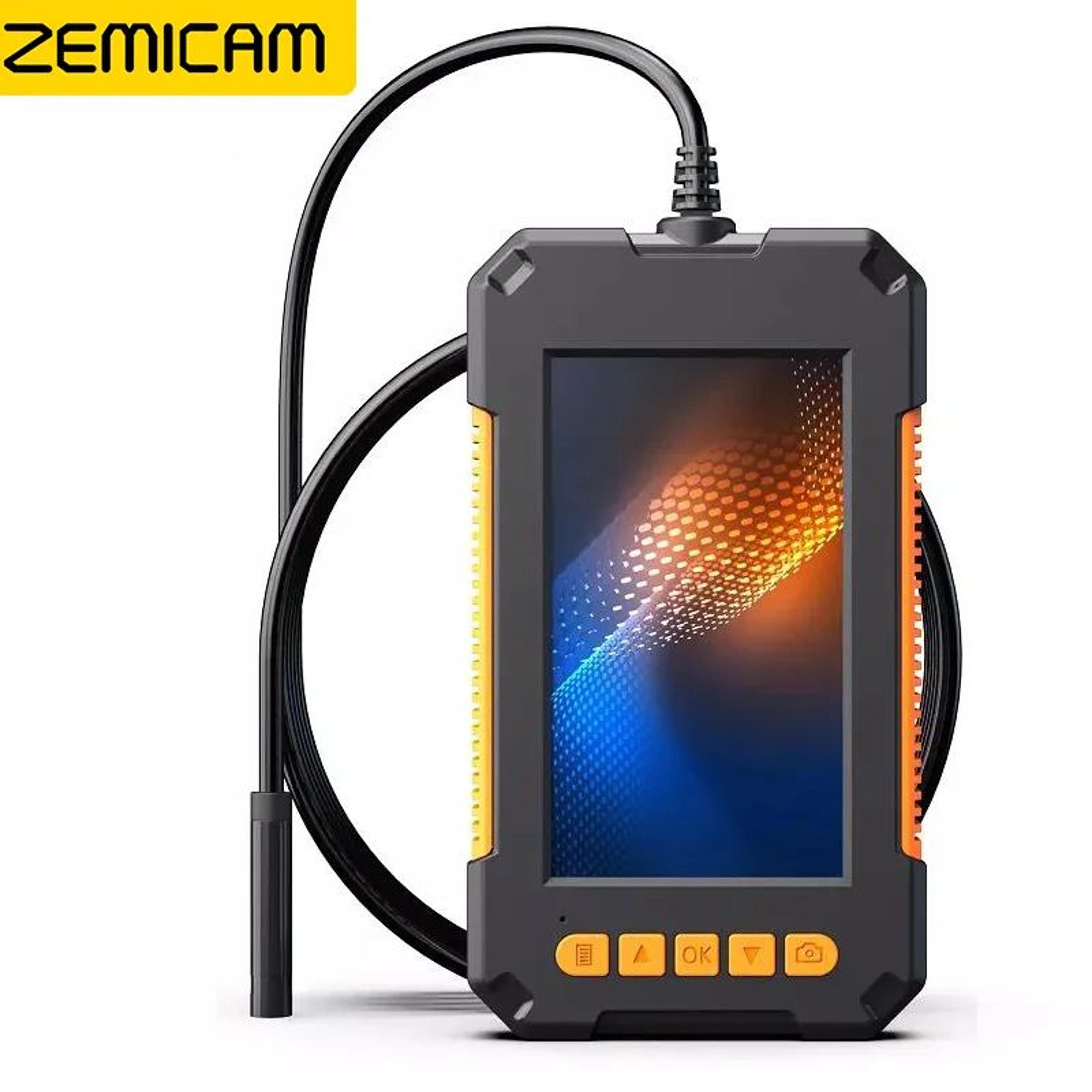 p40 4.3" hd industrial endoscope camera with dual lens waterproof borescope
