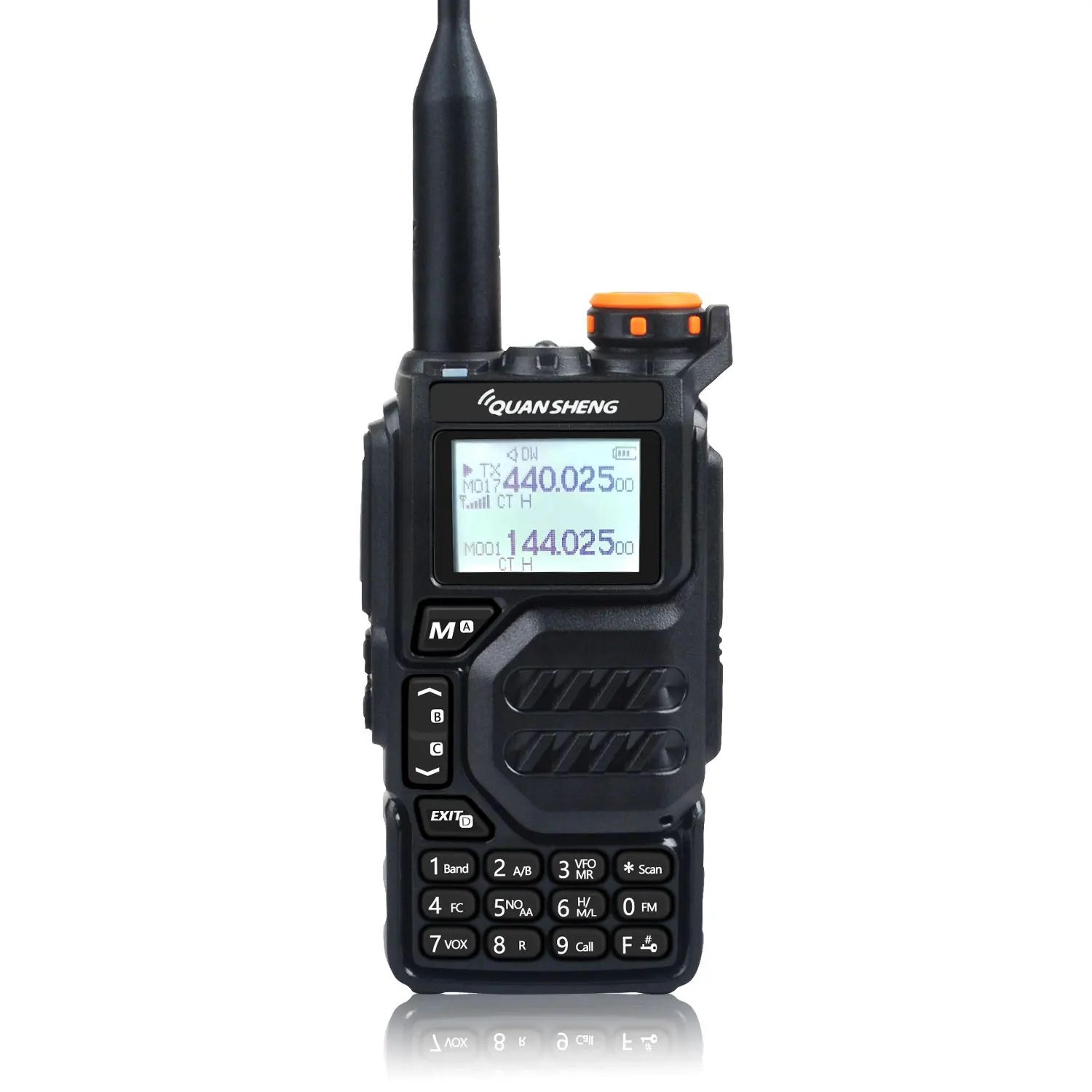 quansheng dual-band full-band handheld two-way radio - wide coverage communication