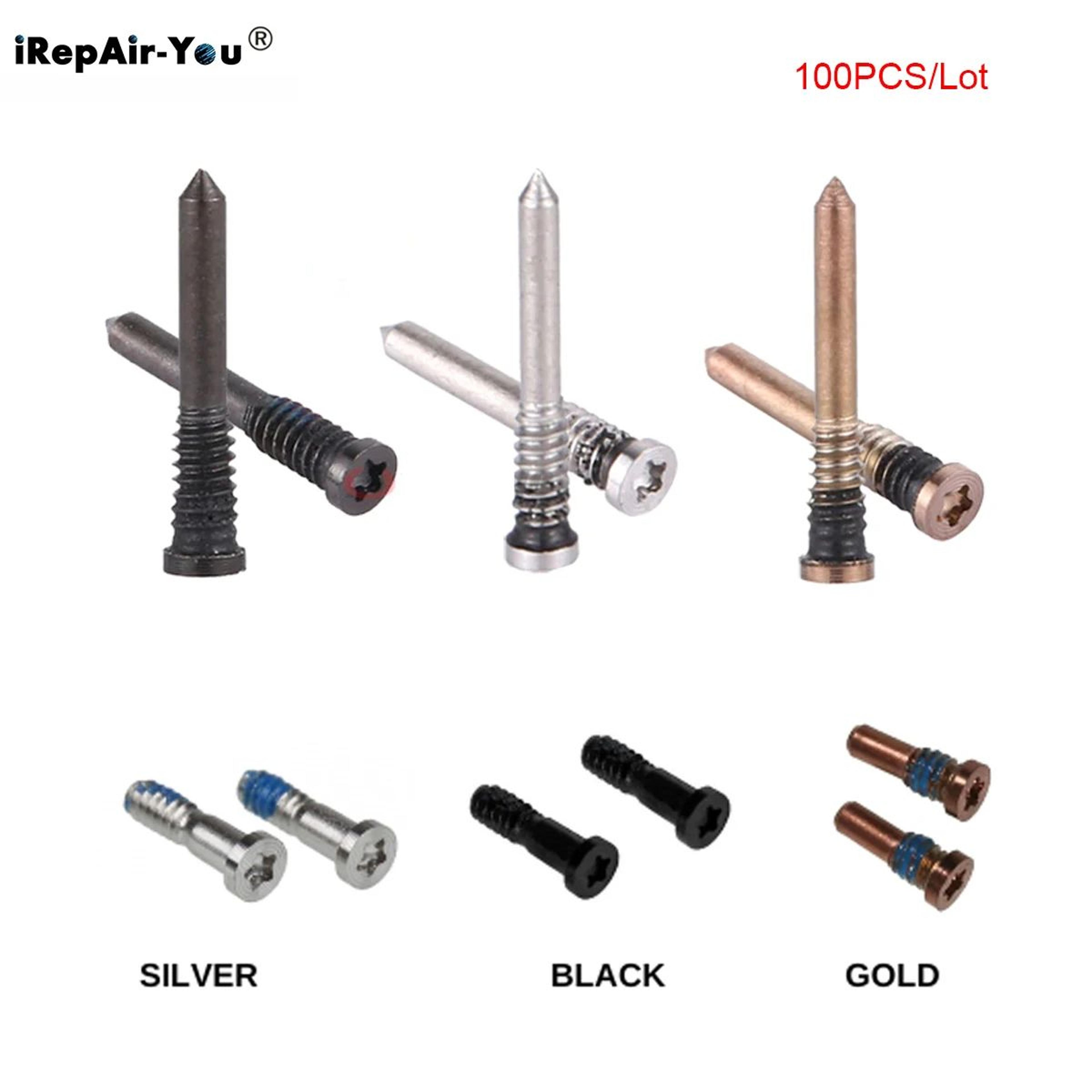 premium bottom pentalobe screws – 100-pack iphone screw replacement set for iphone 16/15/14/13/12/11 & more