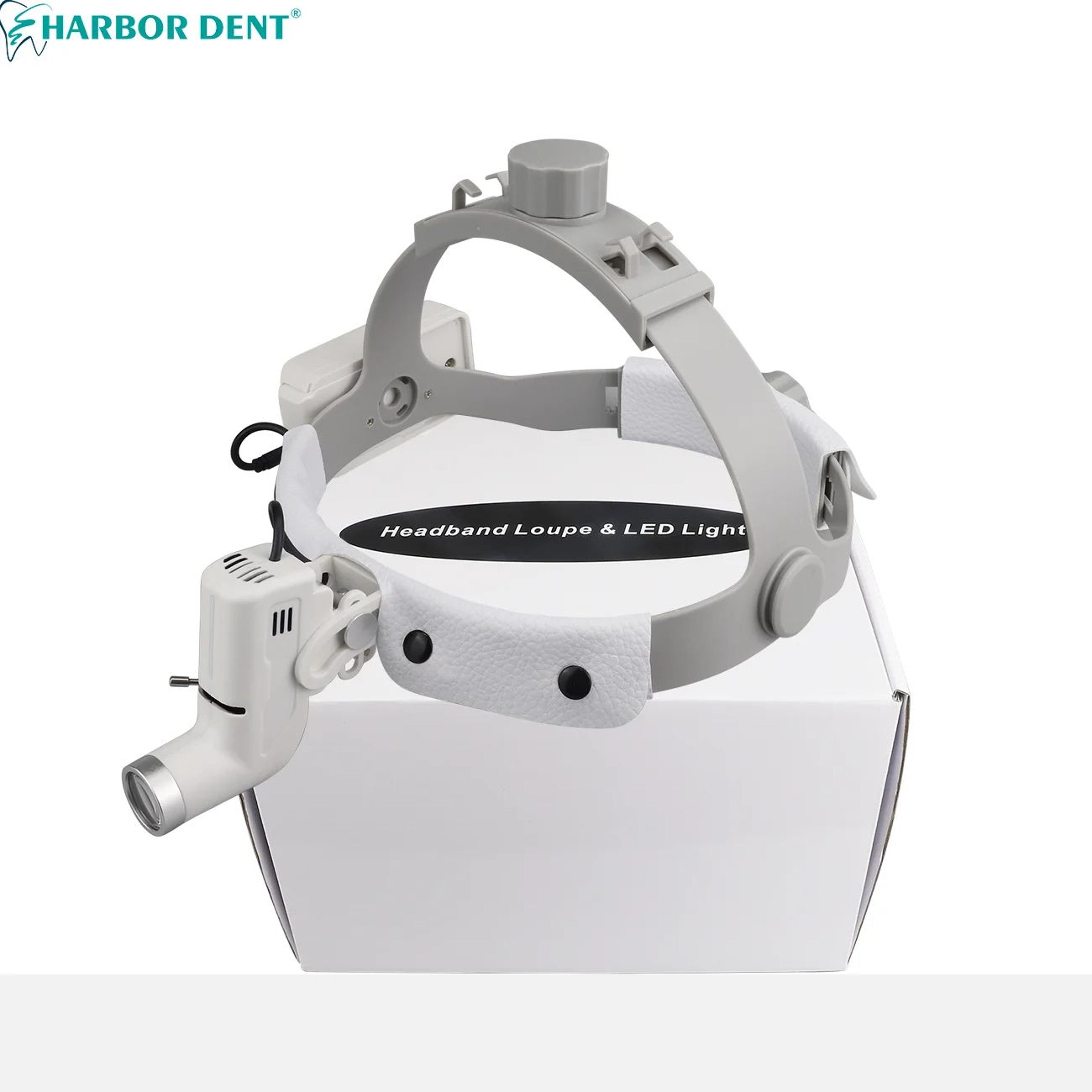 premium dental led headlight with adjustable brightness dental lamp & precision spot control