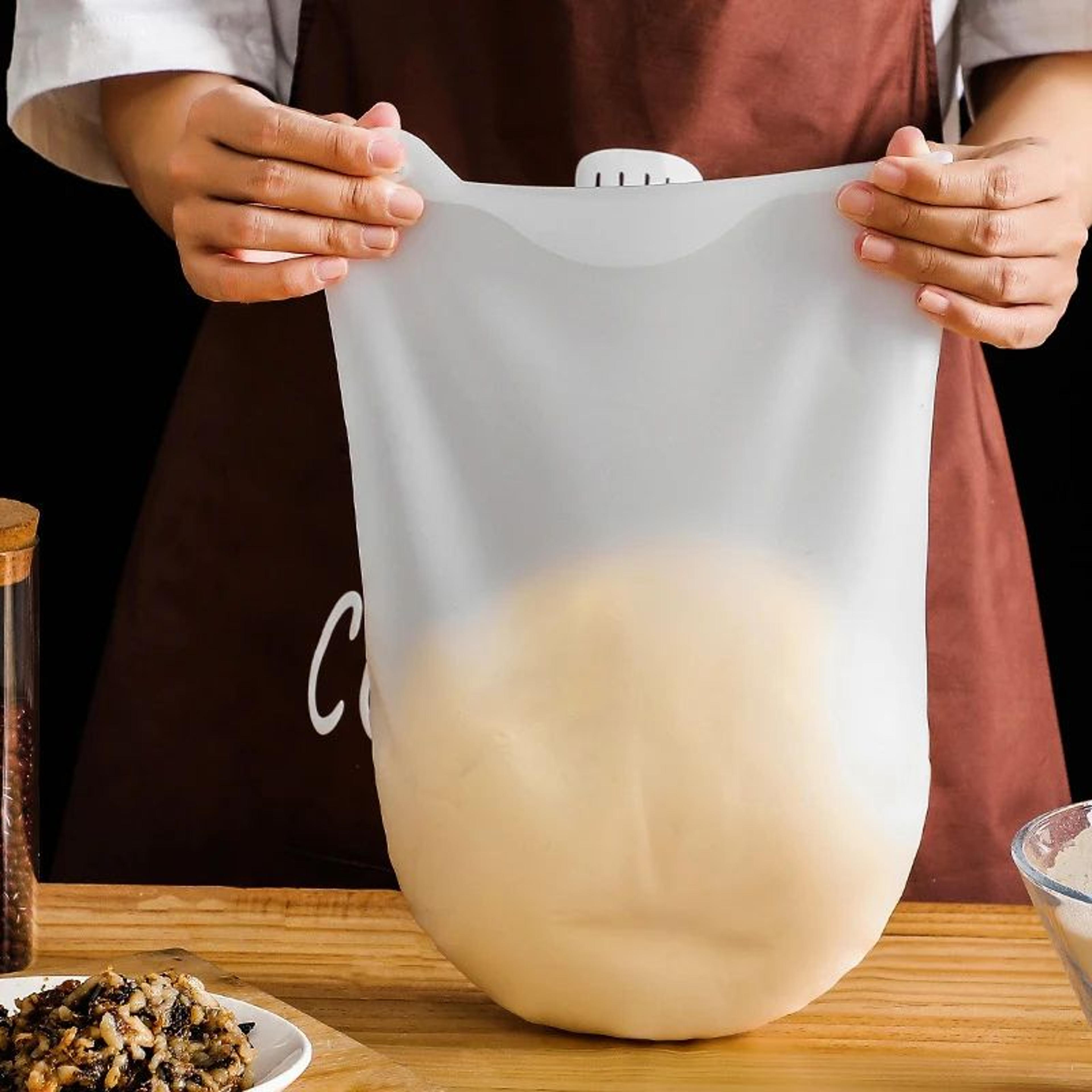 reusable silicone kneading bag dough mixer for bread, pizza & pastry