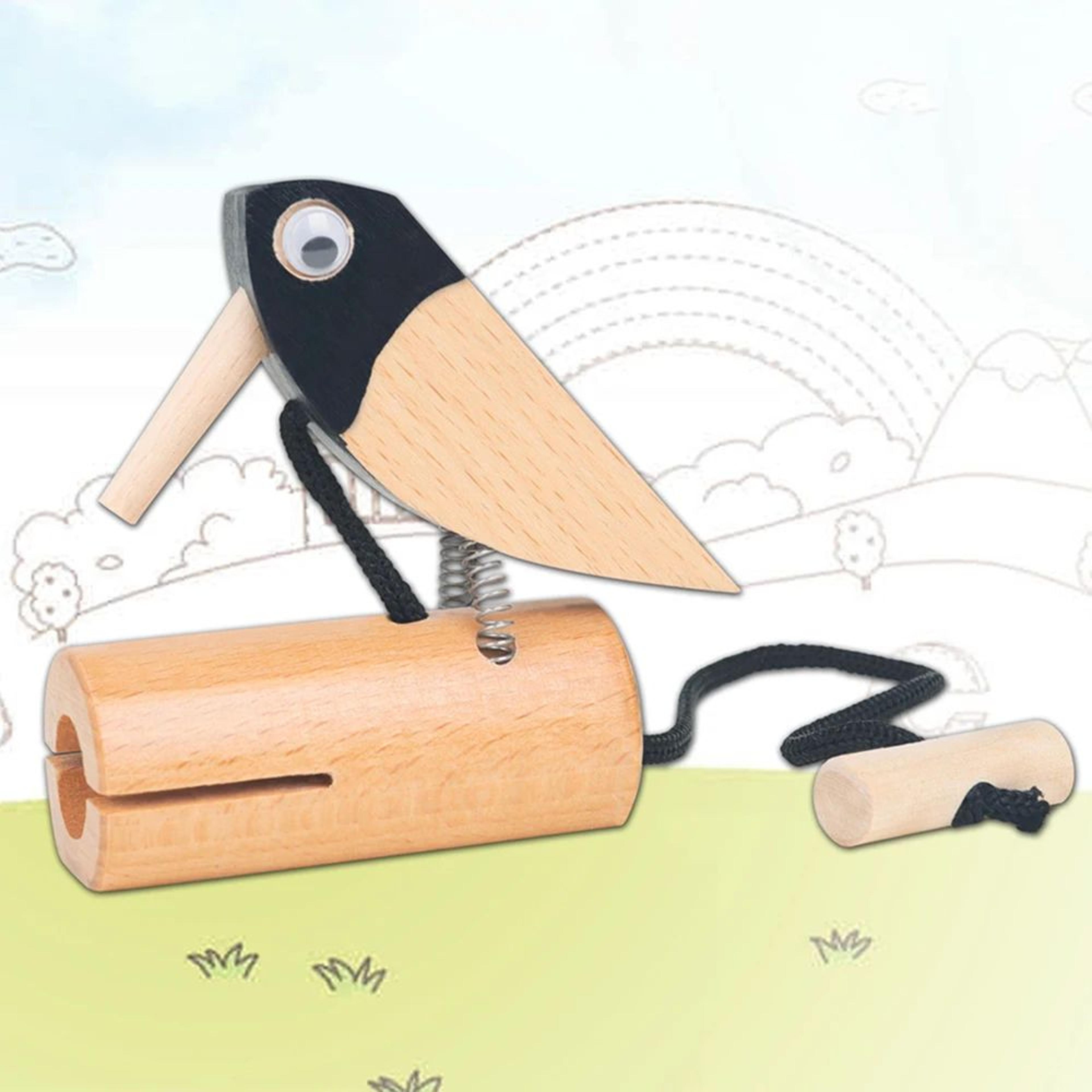 m mbat orff percussion instrument wooden woodpecker wooden musical toy for toddlers