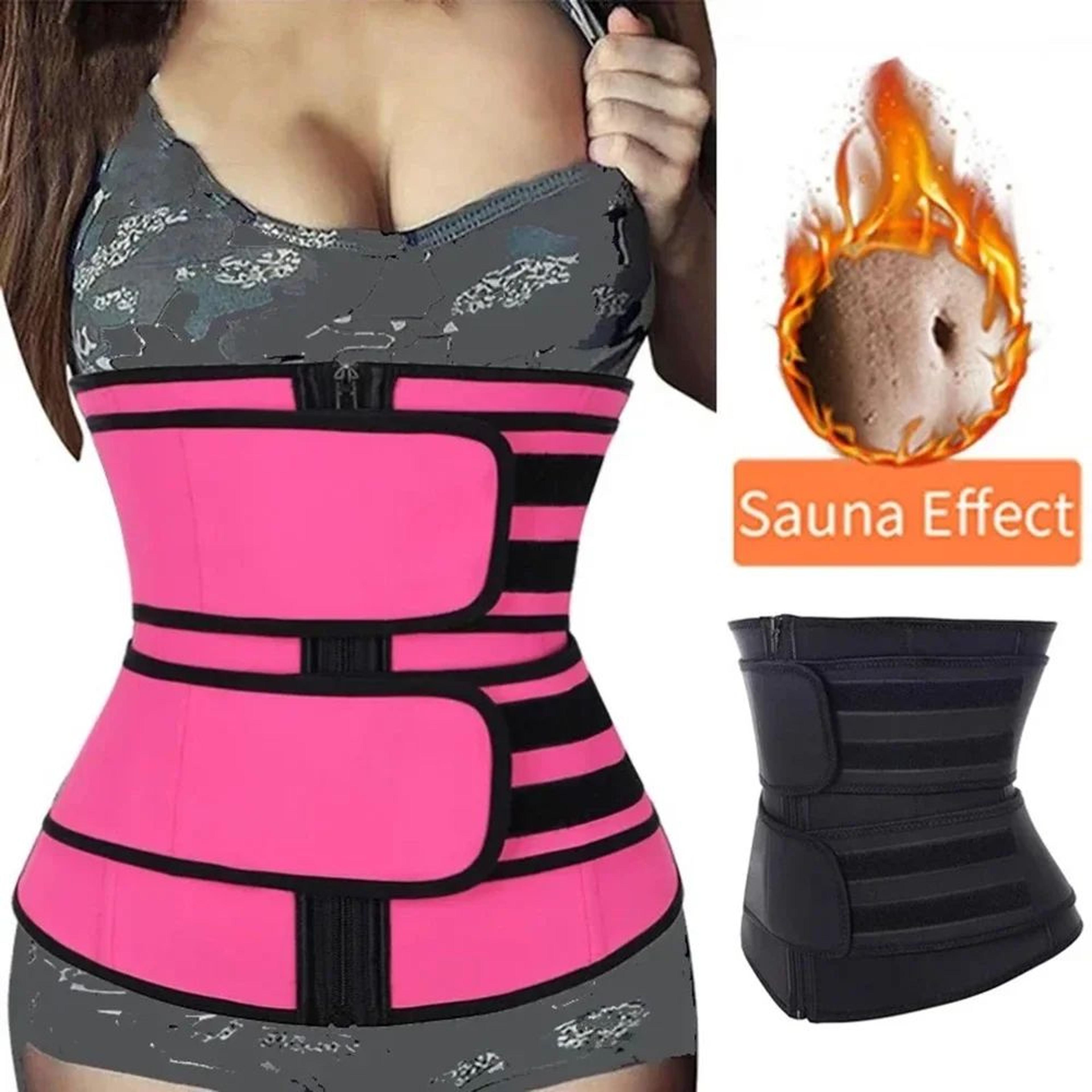 waist trainer sweat belt waist cincher for workout tummy control