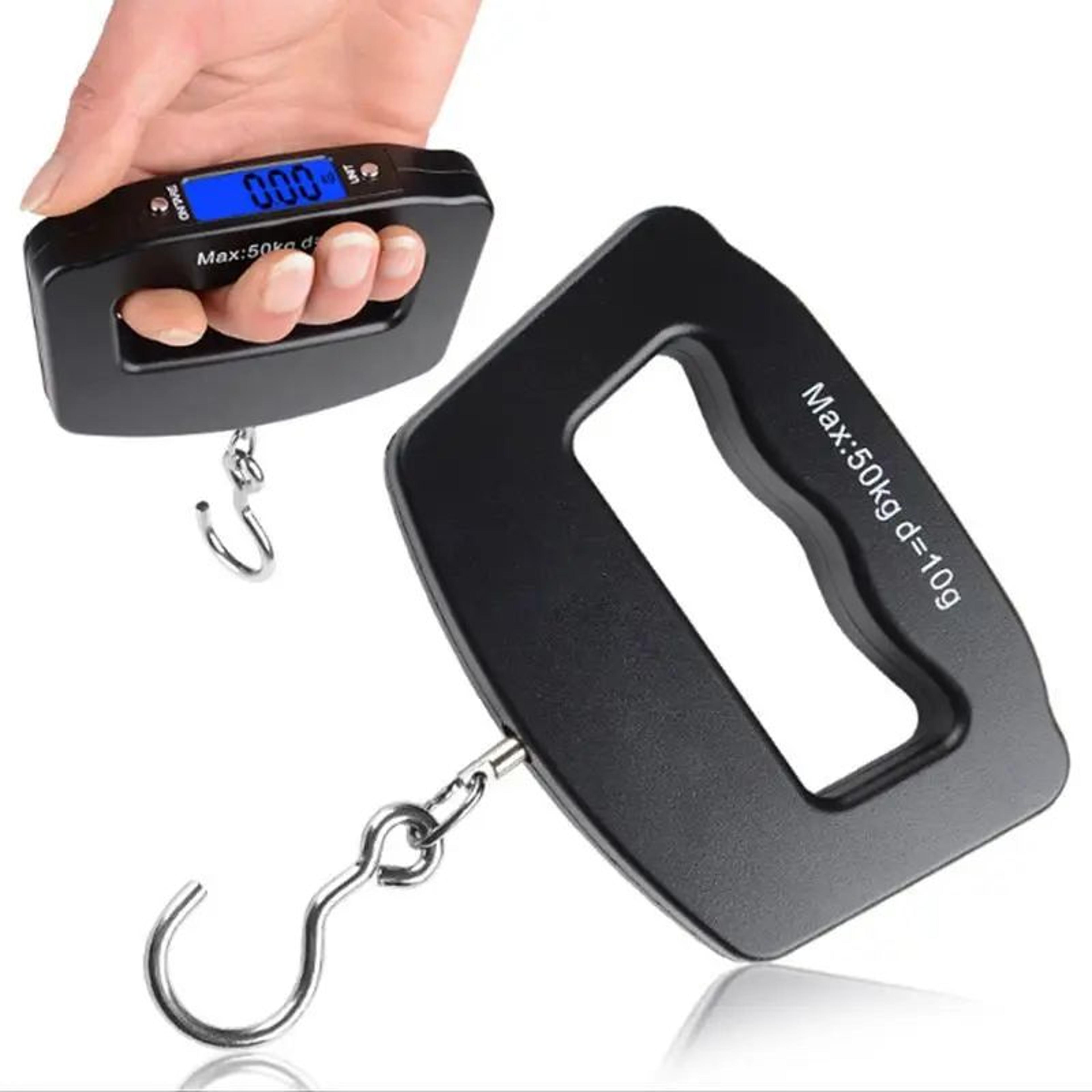 prolift 50kg digital fishing scale with backlight & luggage hook