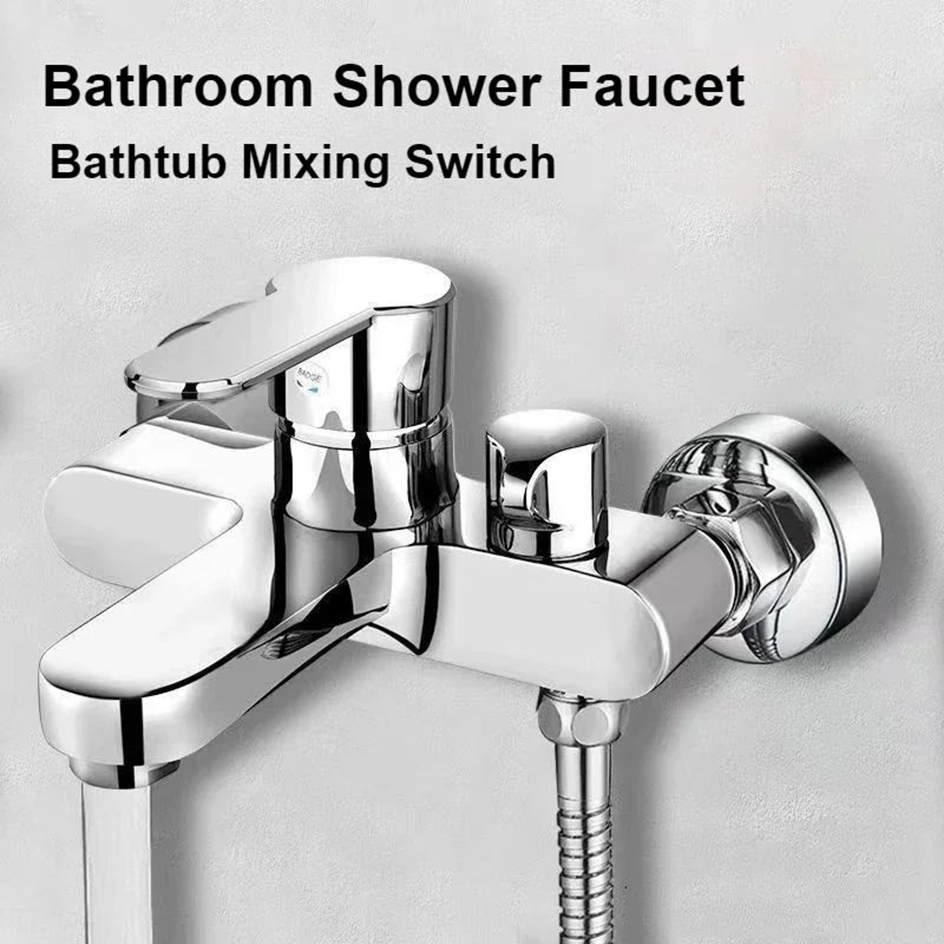 luxury thermostatic shower system with 3-way diverter & bathtub mixer