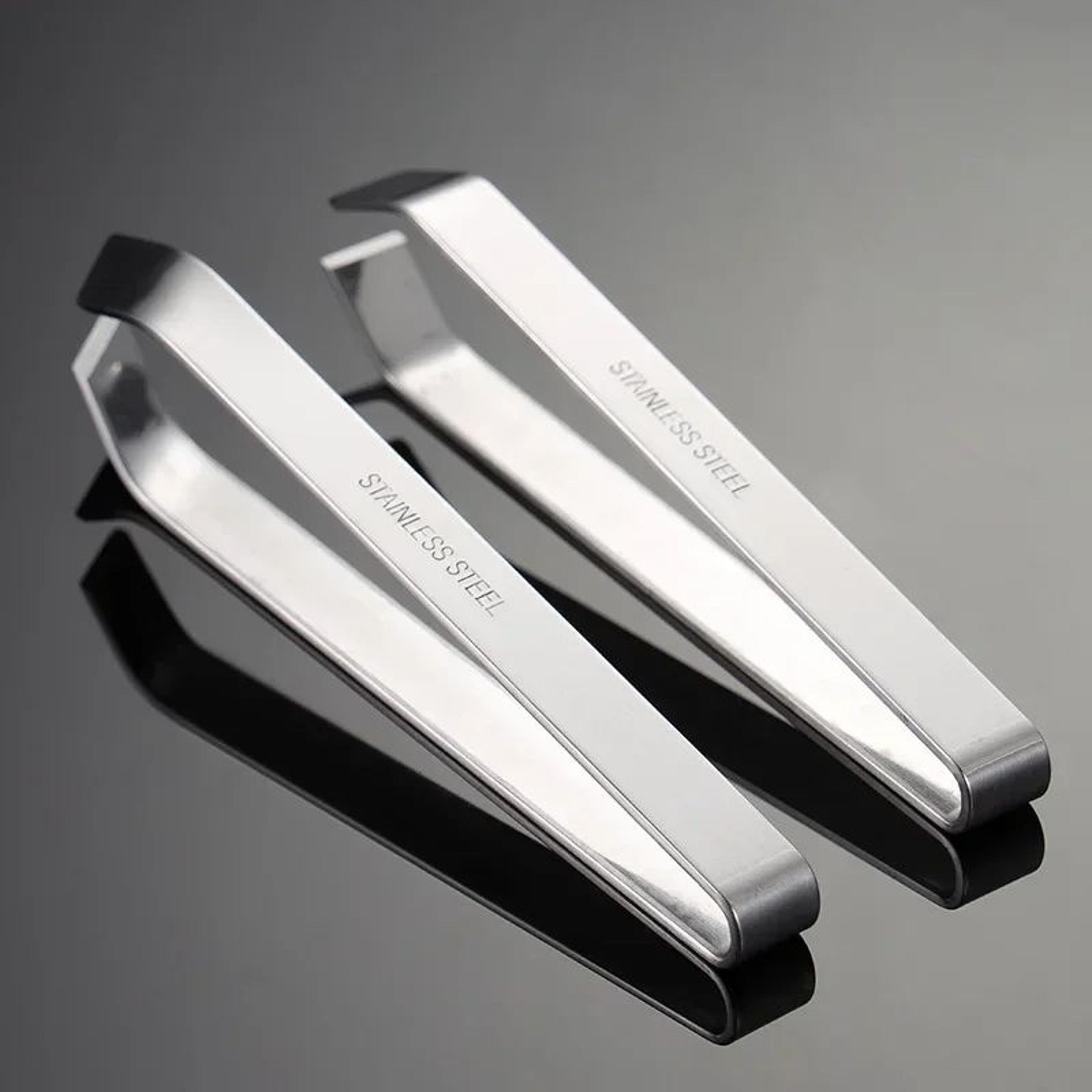 precisiongrip stainless steel fish bone tweezers for clean, effortless filleting