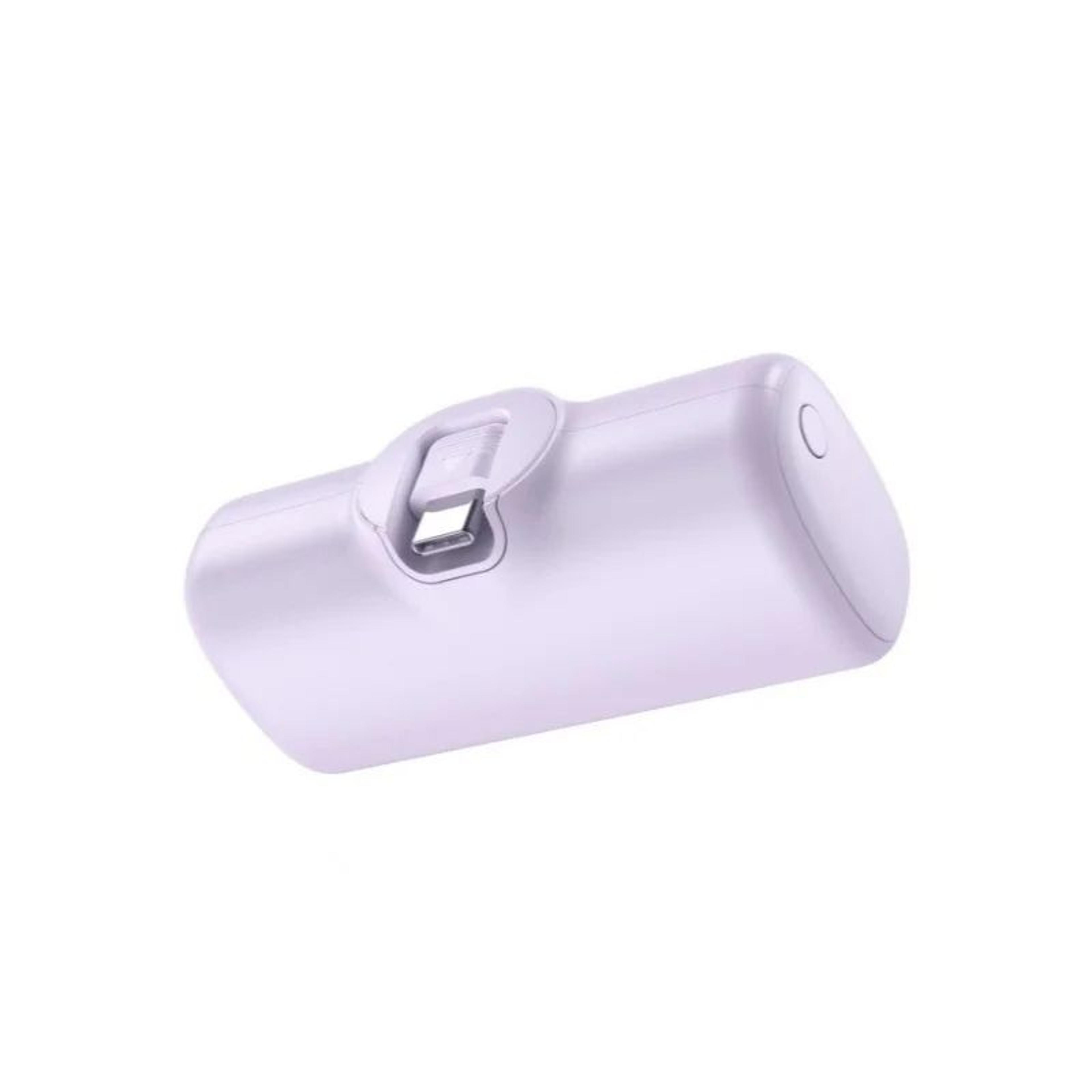 pocket 22.5w mini portable charger 5000mah usb-c power bank with dual power mode