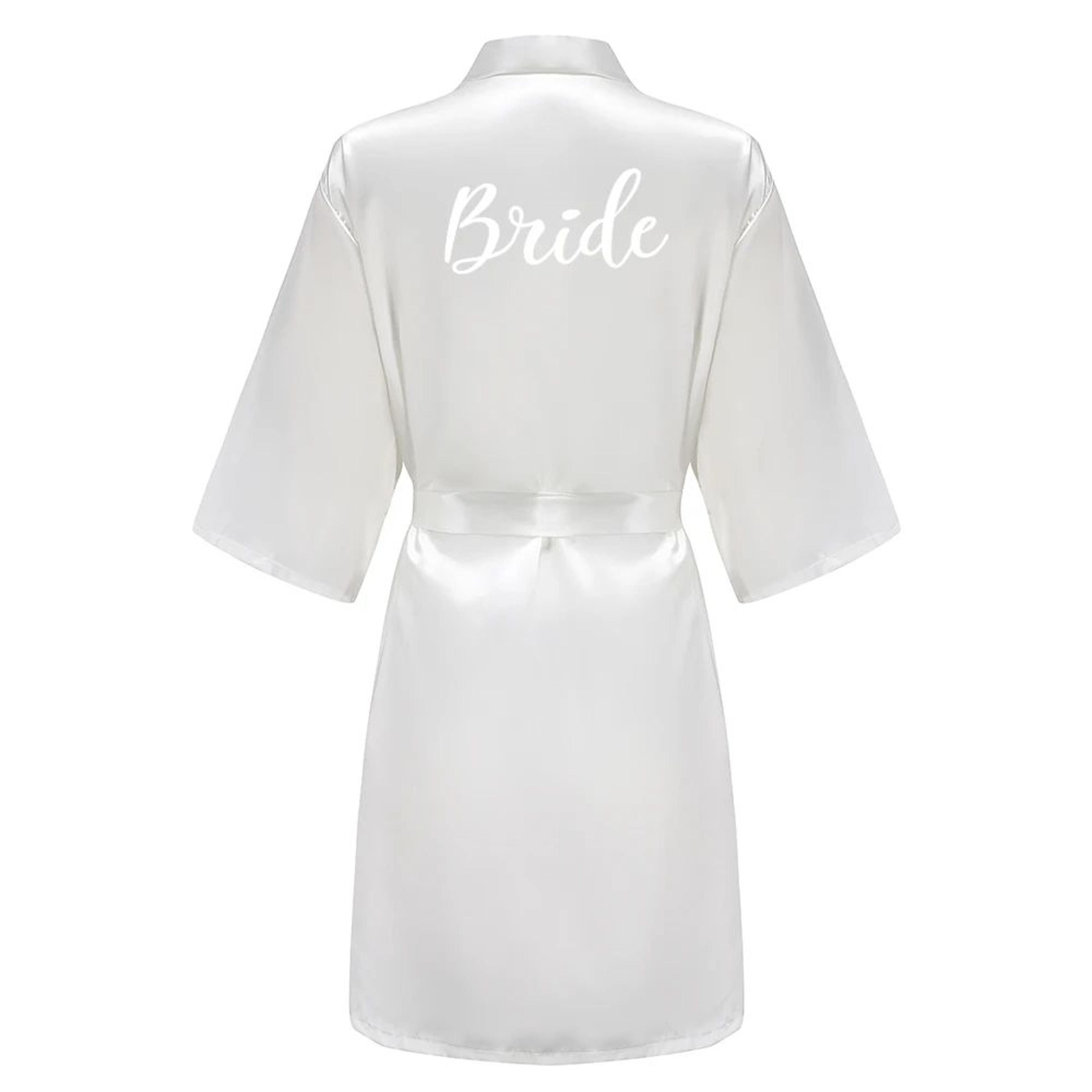 sage green satin silk bridal robe – plus size wedding bathrobe for bride & bridesmaids