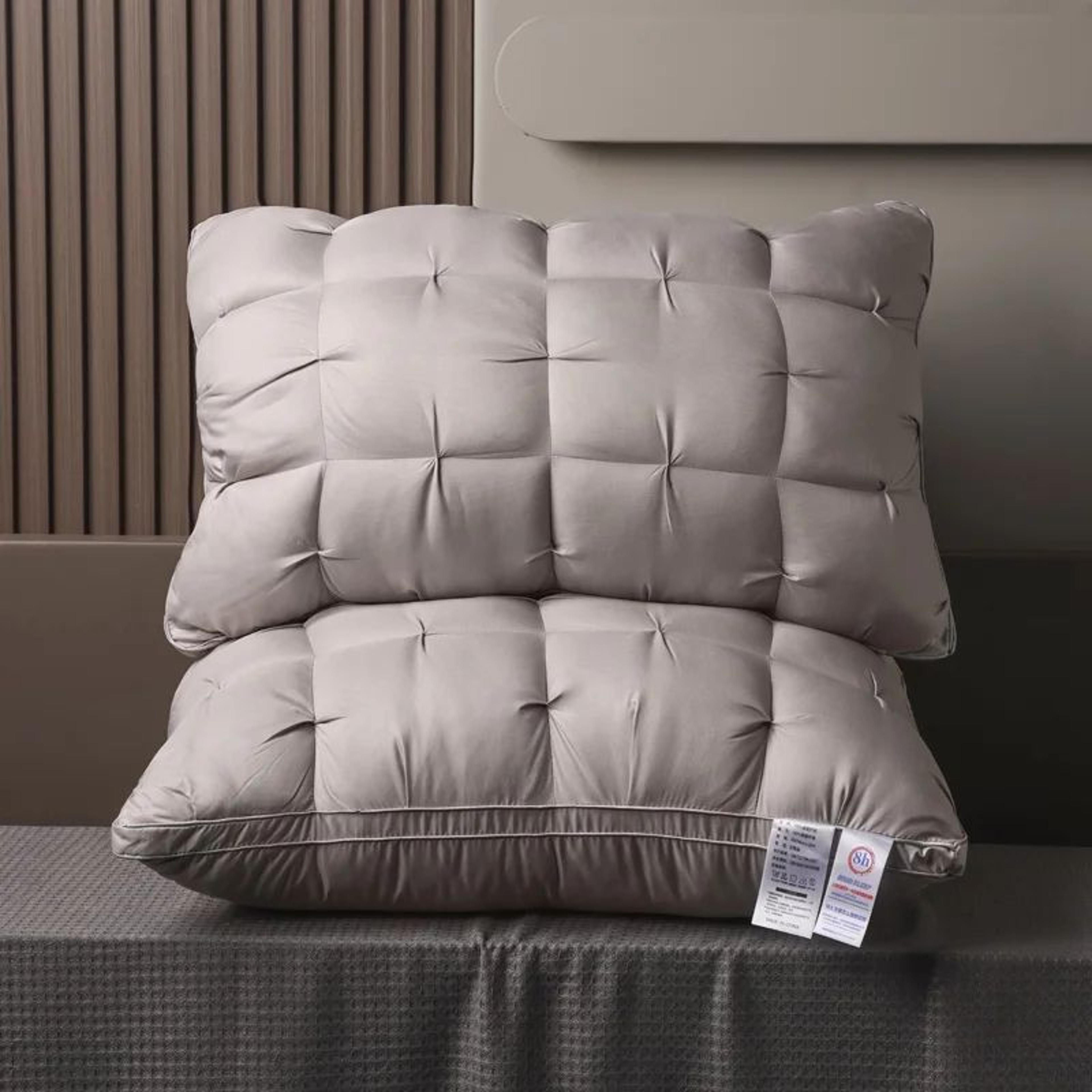 grand luxe hotel collection bed pillow – 5-star deep sleep neck support, 20x30 inch