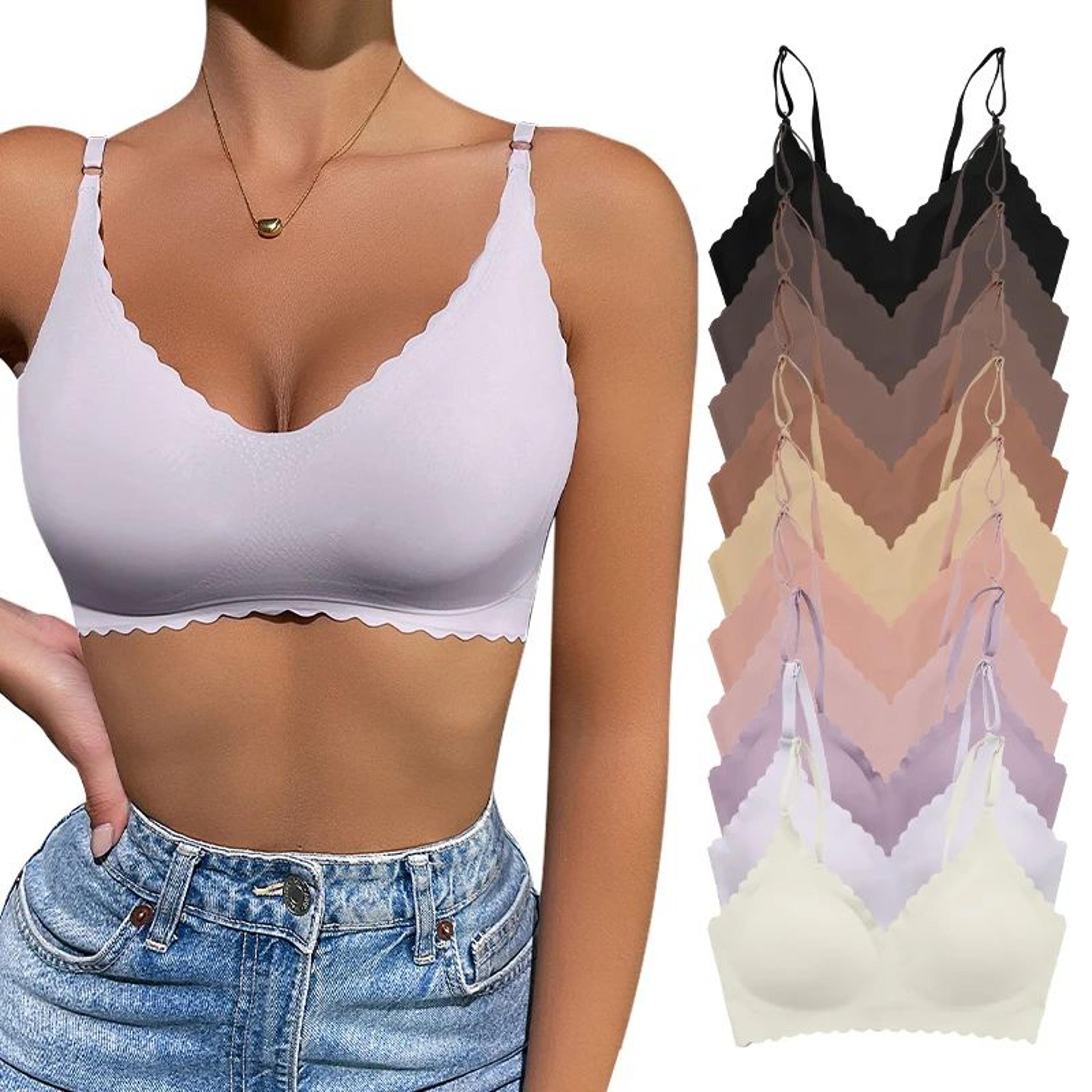 cloudsculpt seamless wireless bra – invisible yoga bralette for everyday comfort