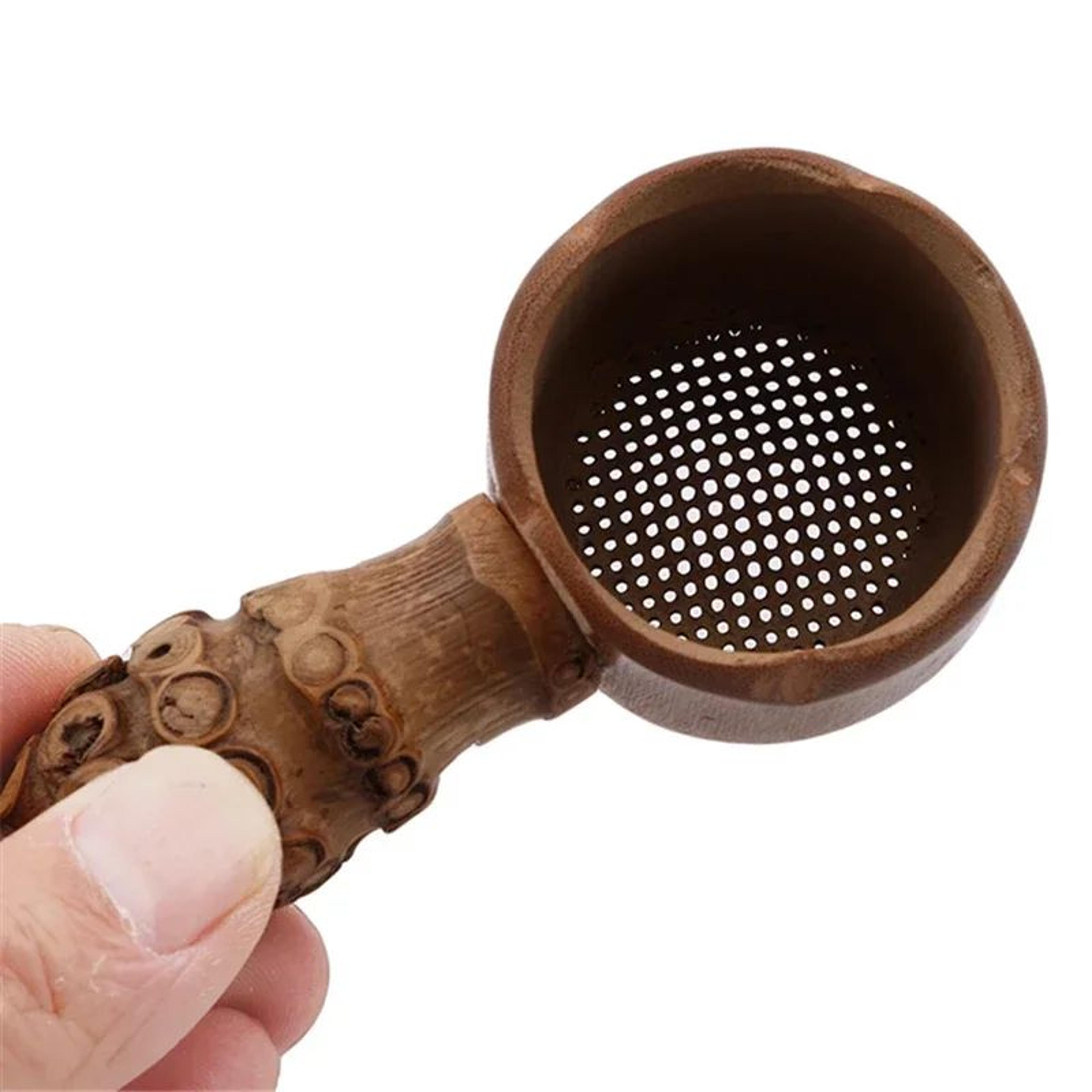 natural bamboo tea strainer & loose leaf tea infuser – eco-friendly tea tools filter