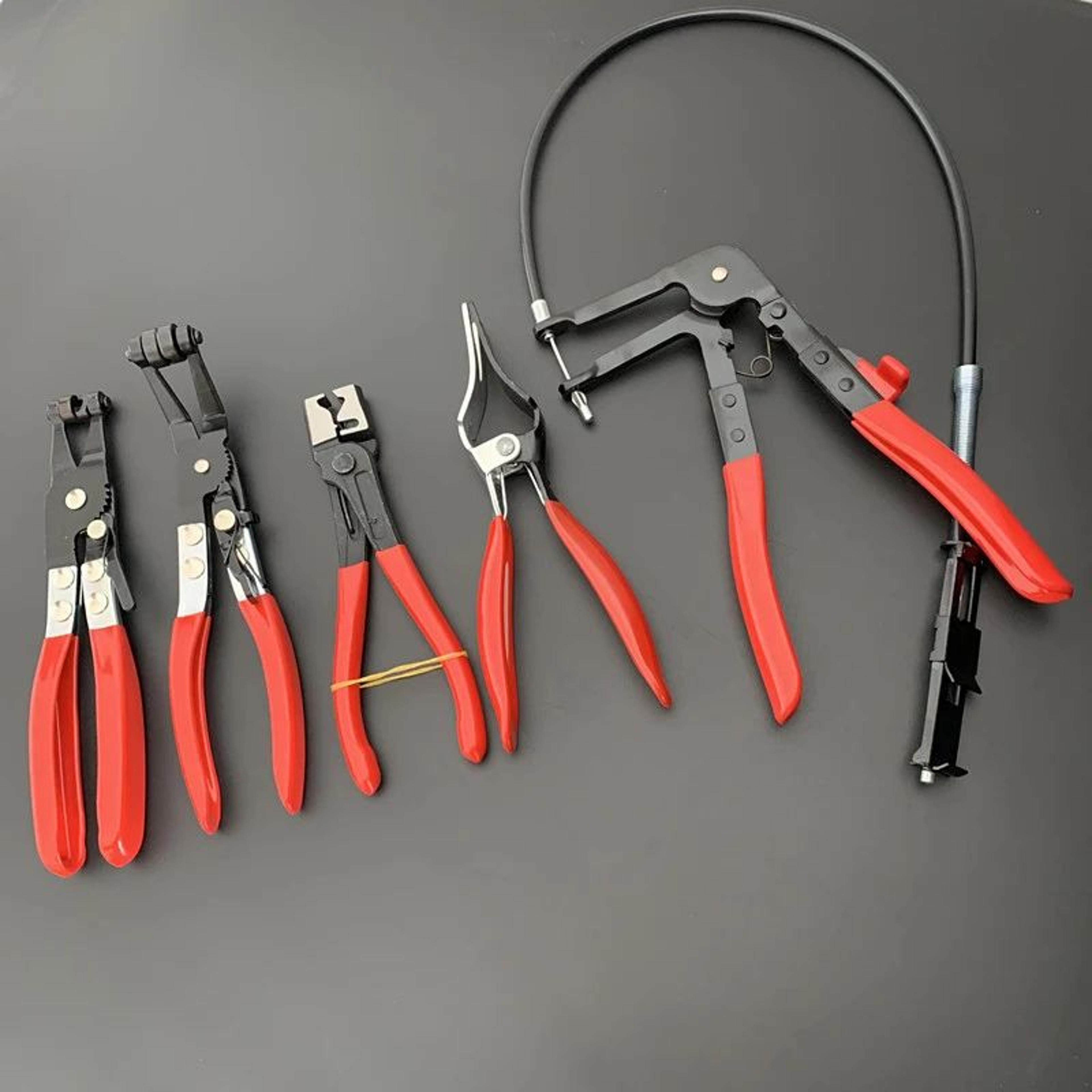 progrip car hose clamp pliers – flat band ring removal tool for radiator & water pipes
