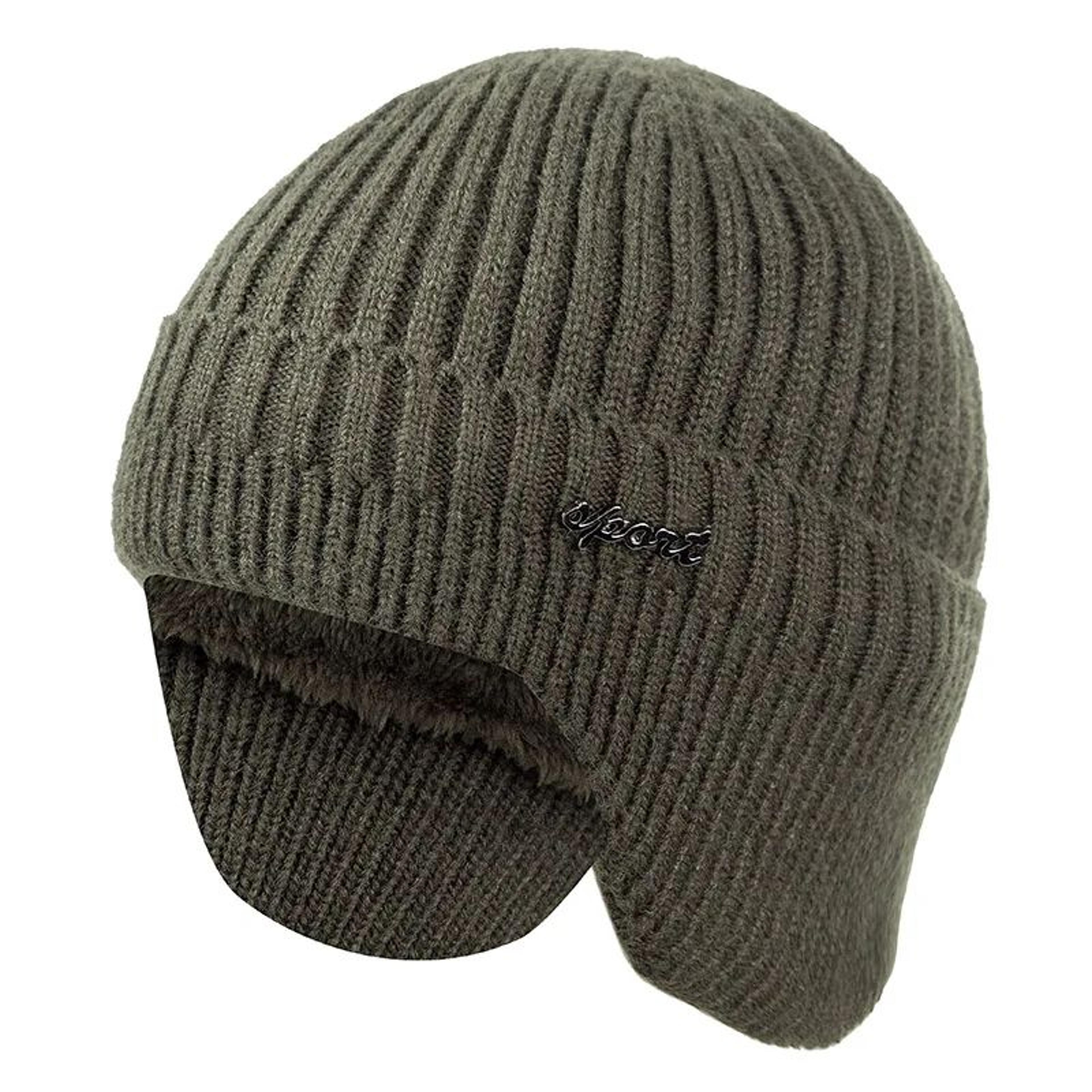 arcticshield knit earflap beanie – winter ear protection hat for men & women