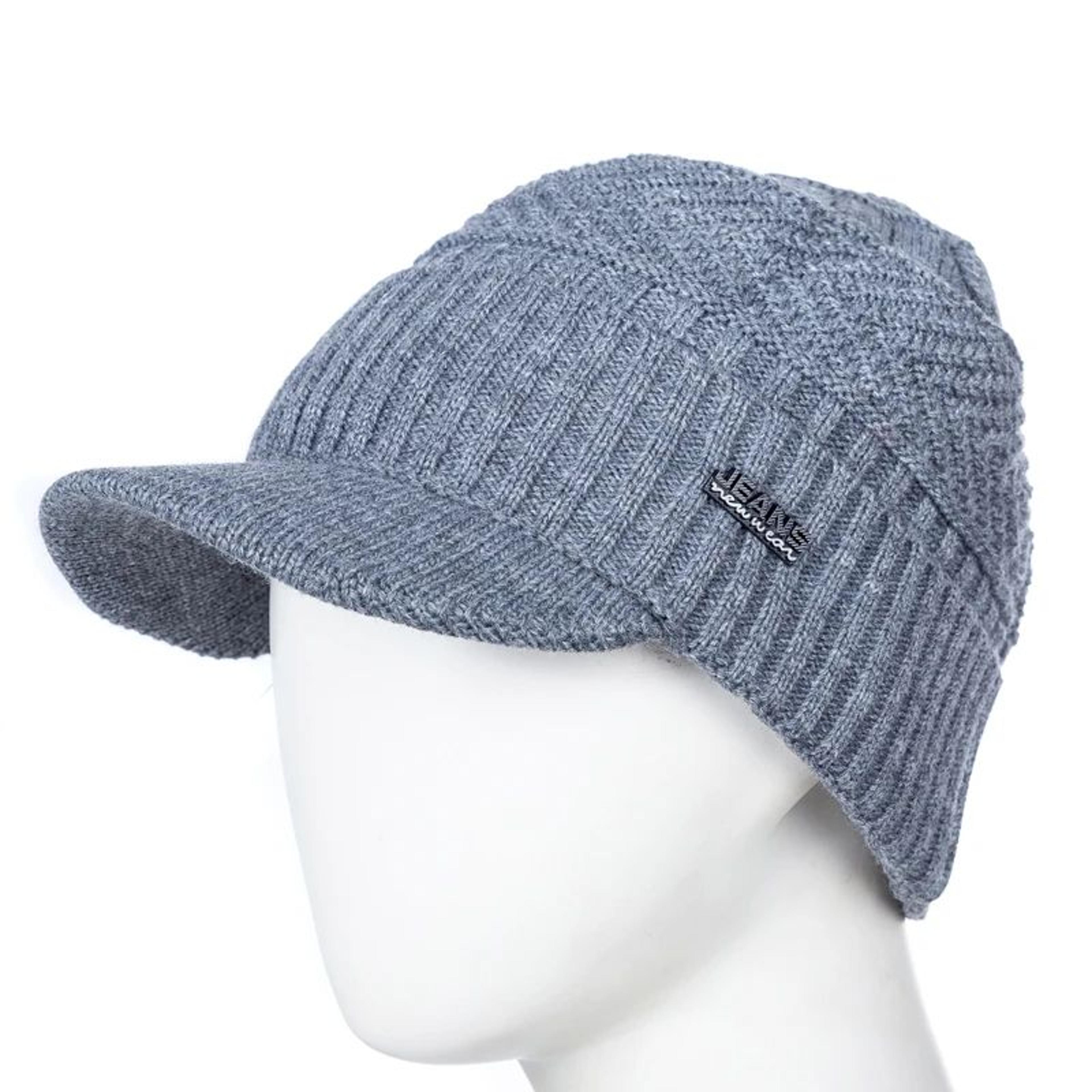 arcticshield fur-lined winter beanie hat with brim