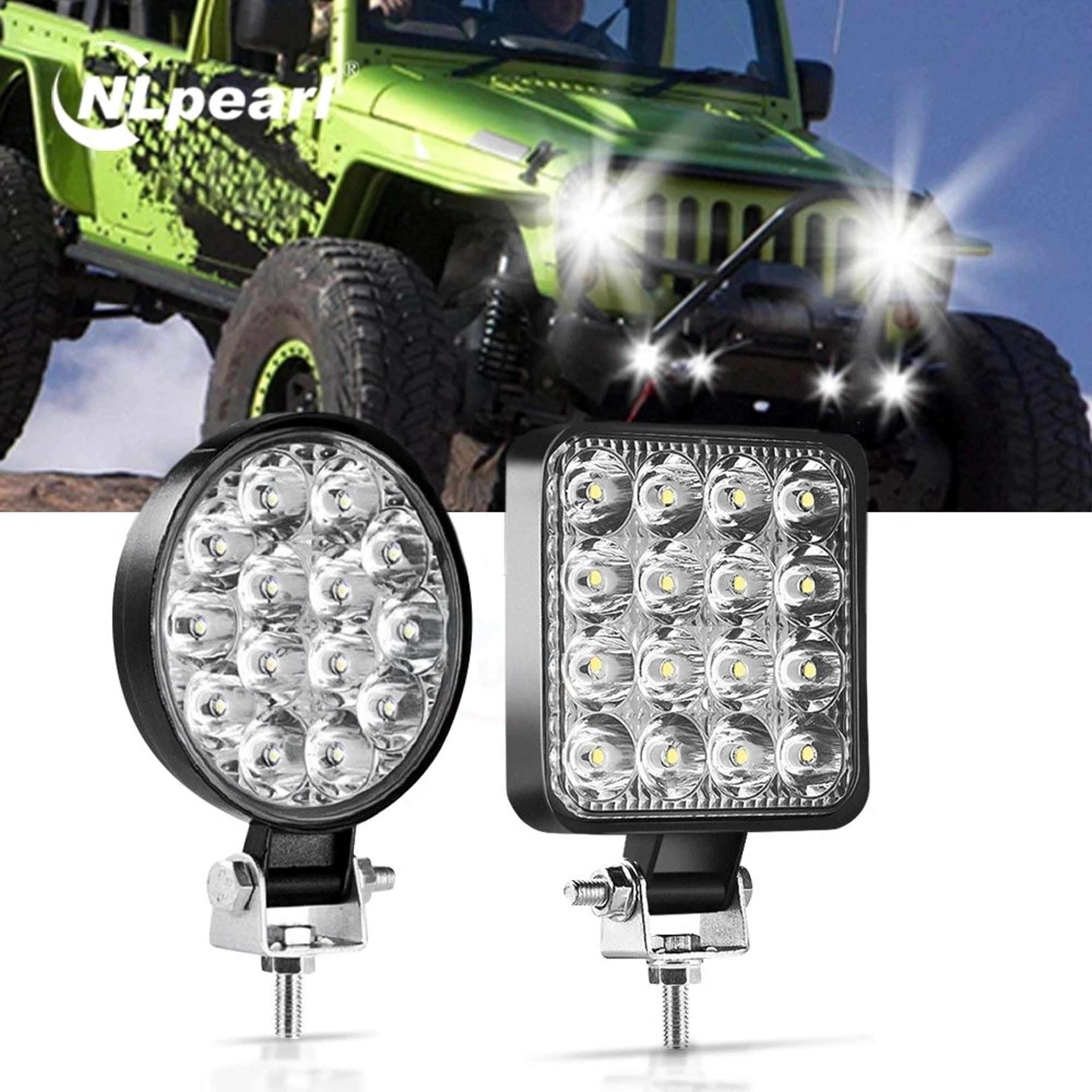 high-performance led light bar 42w/48w for offroad trucks, suvs & boats