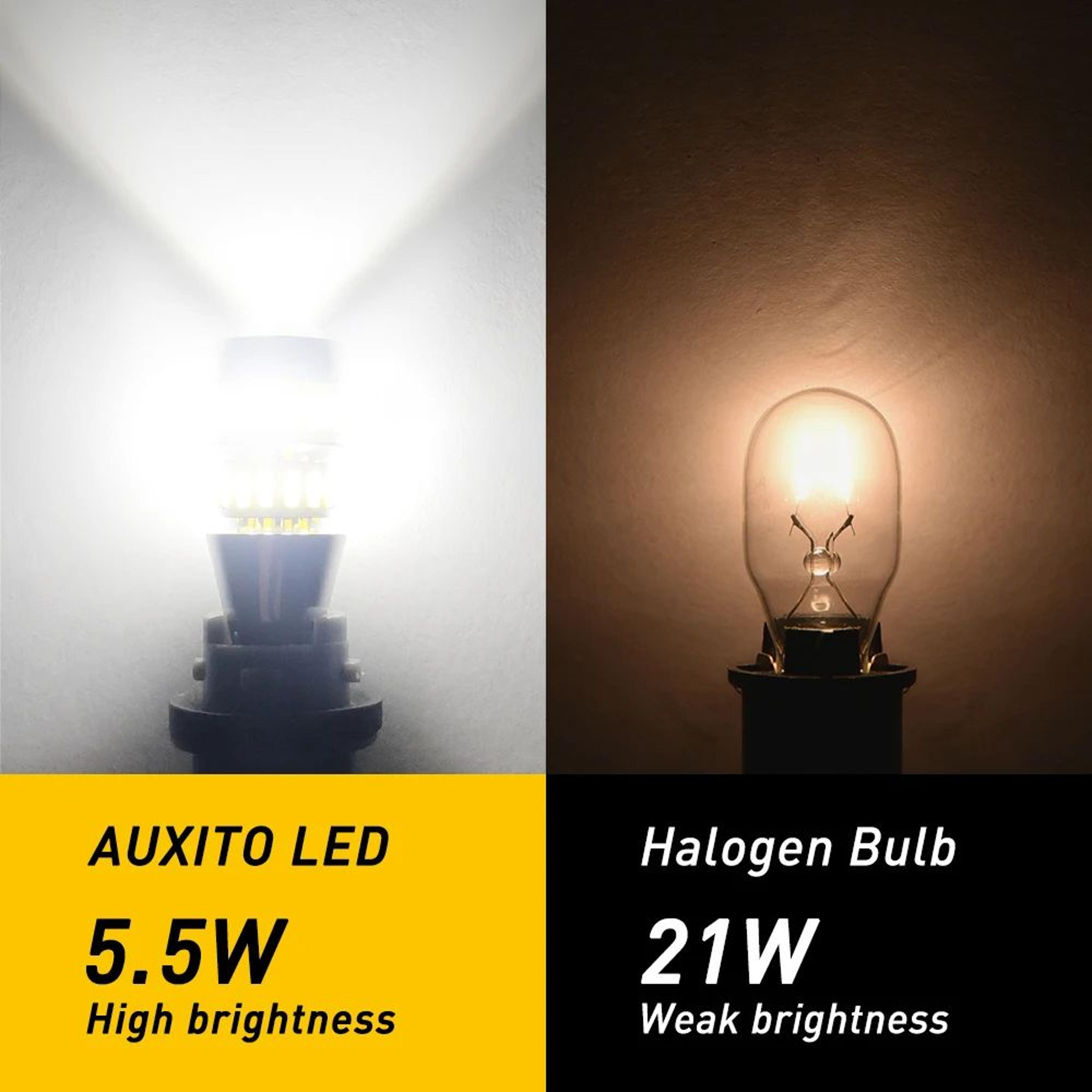 auxito t15 led backup light 921 w16w canbus error free reverse bulbs – xenon white (2pcs)