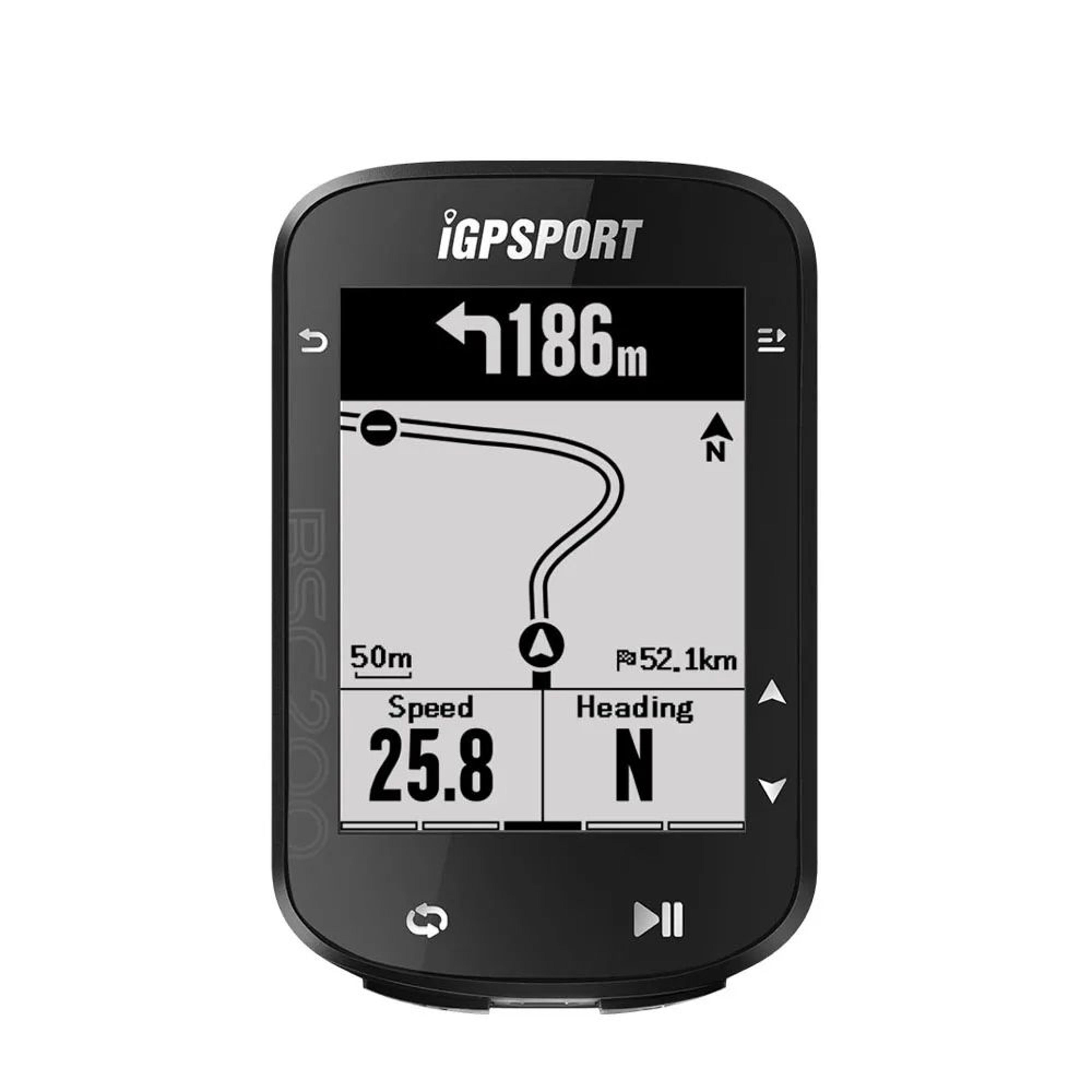 igpsport bsc200 gps bike computer with navigation & bluetooth ant+