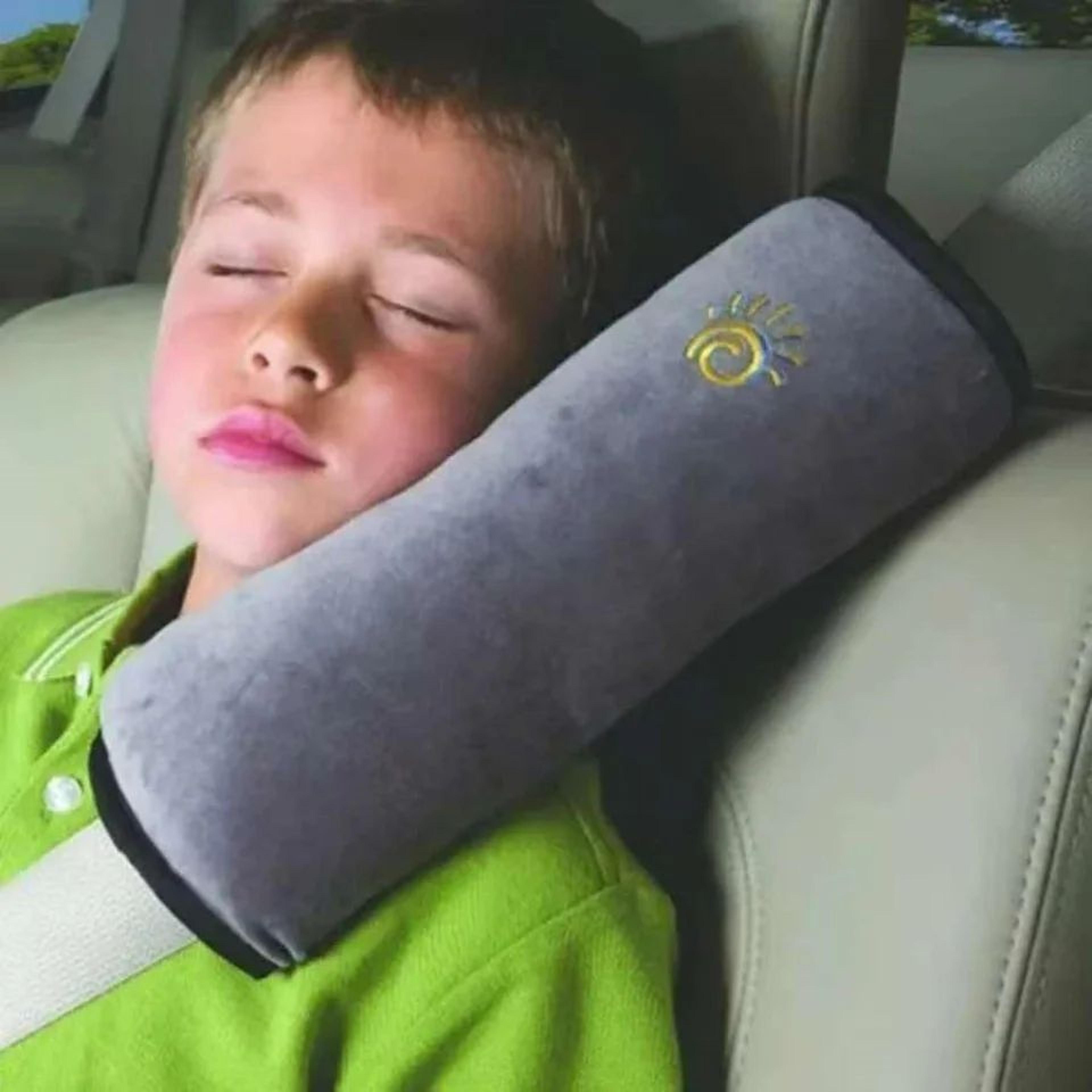 comfortguard kids seat belt cushion – universal car seat belt shoulder pad for safer, softer rides