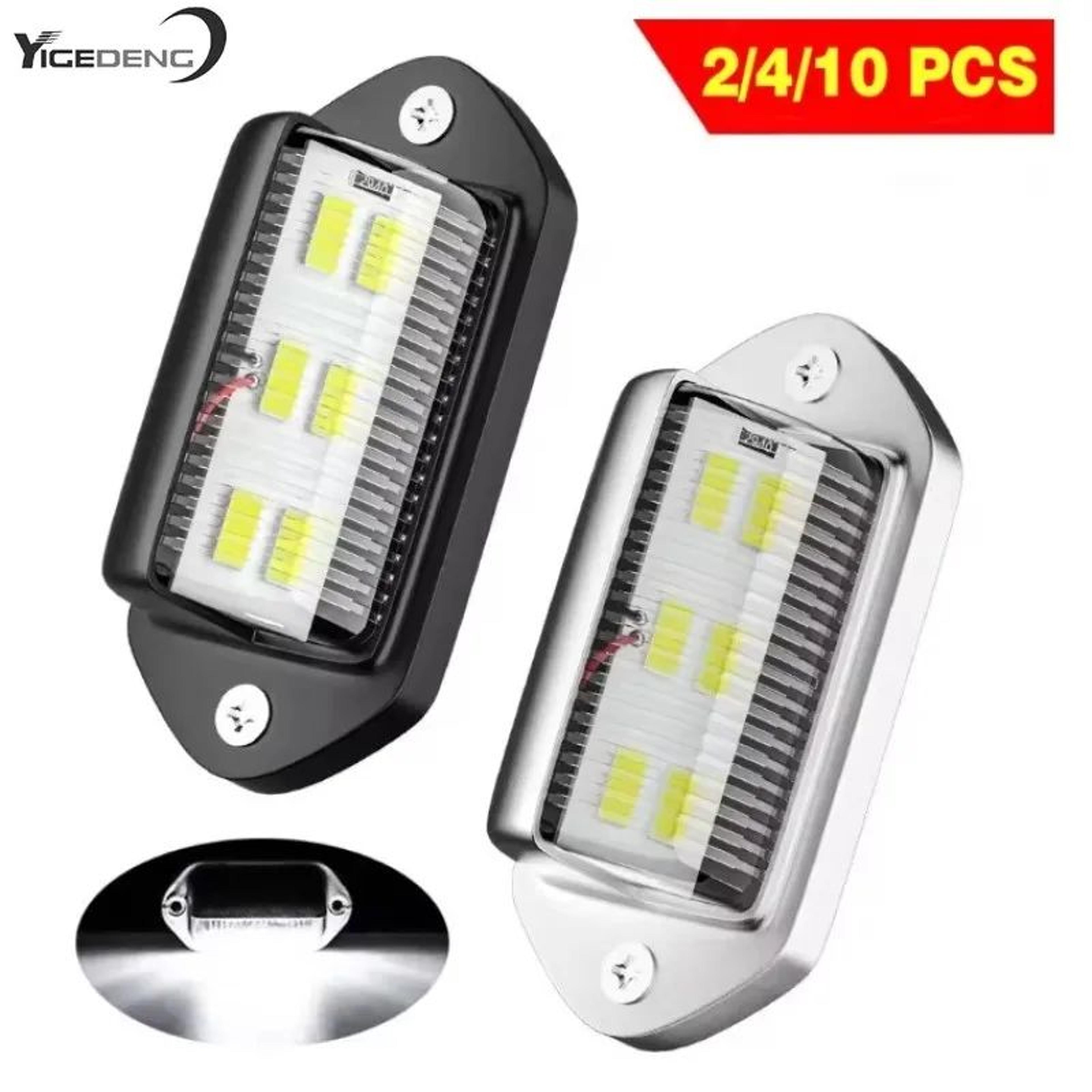 high-intensity waterproof led license plate light kit for truck & trailer