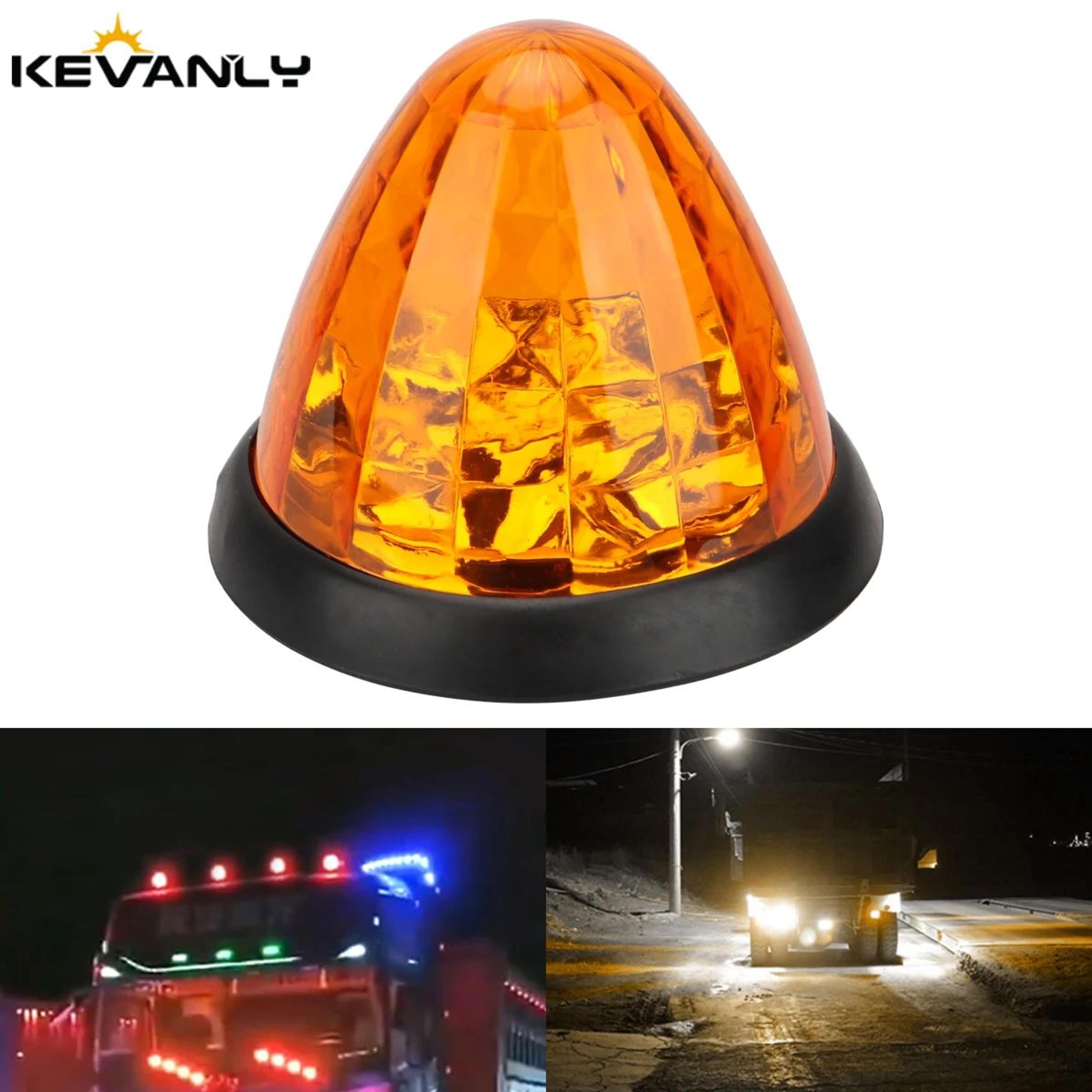 big watermelon 24v led side marker light – truck clearance & trailer warning lamp (always-on + flashing)