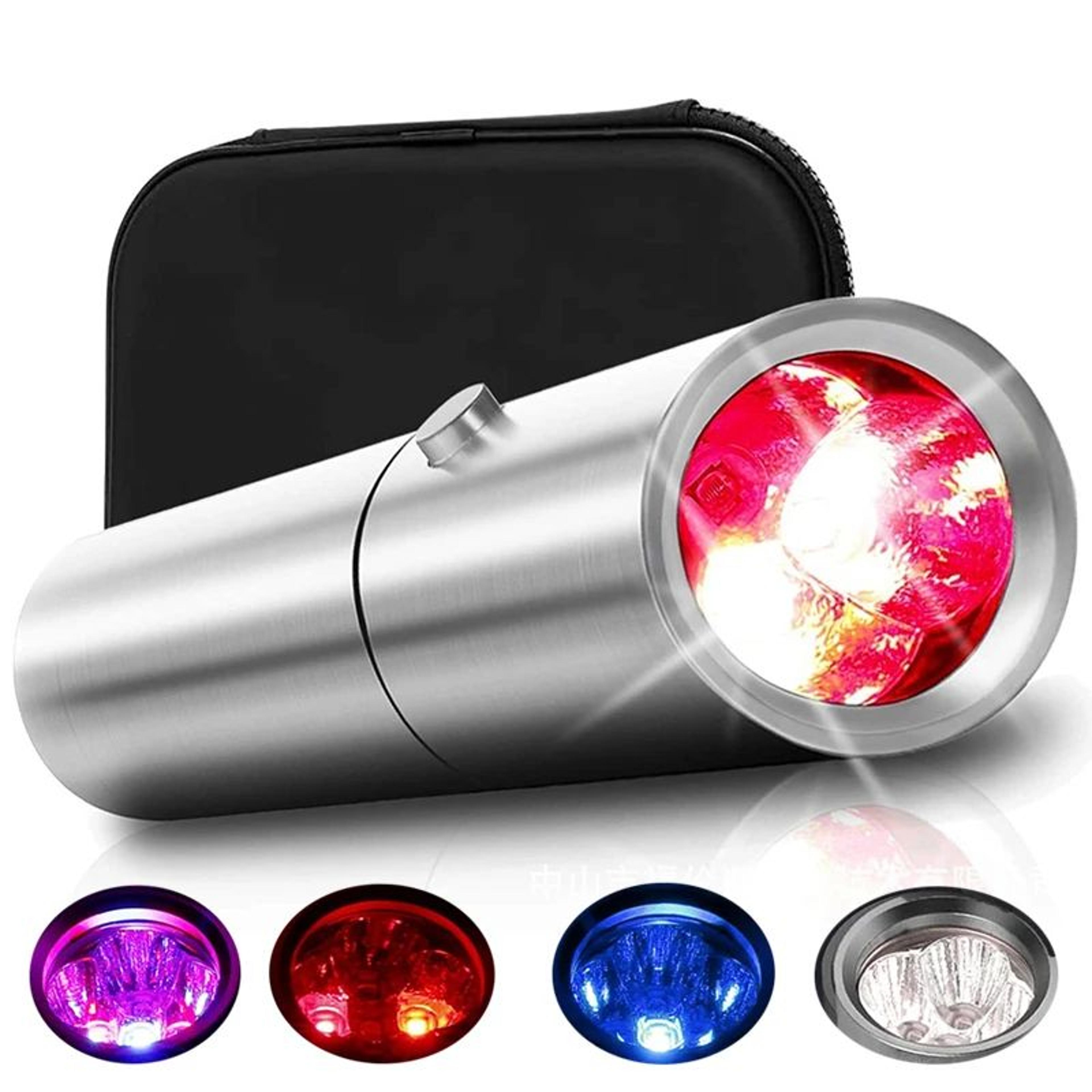 5-wavelength led light therapy device for skin rejuvenation & acne care